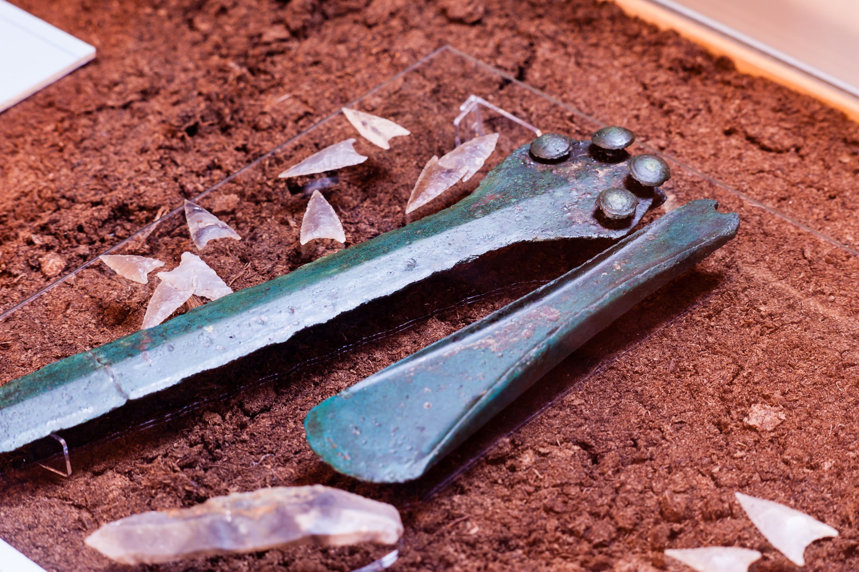 Ausstellungsstücke im Museum Römstedthaus