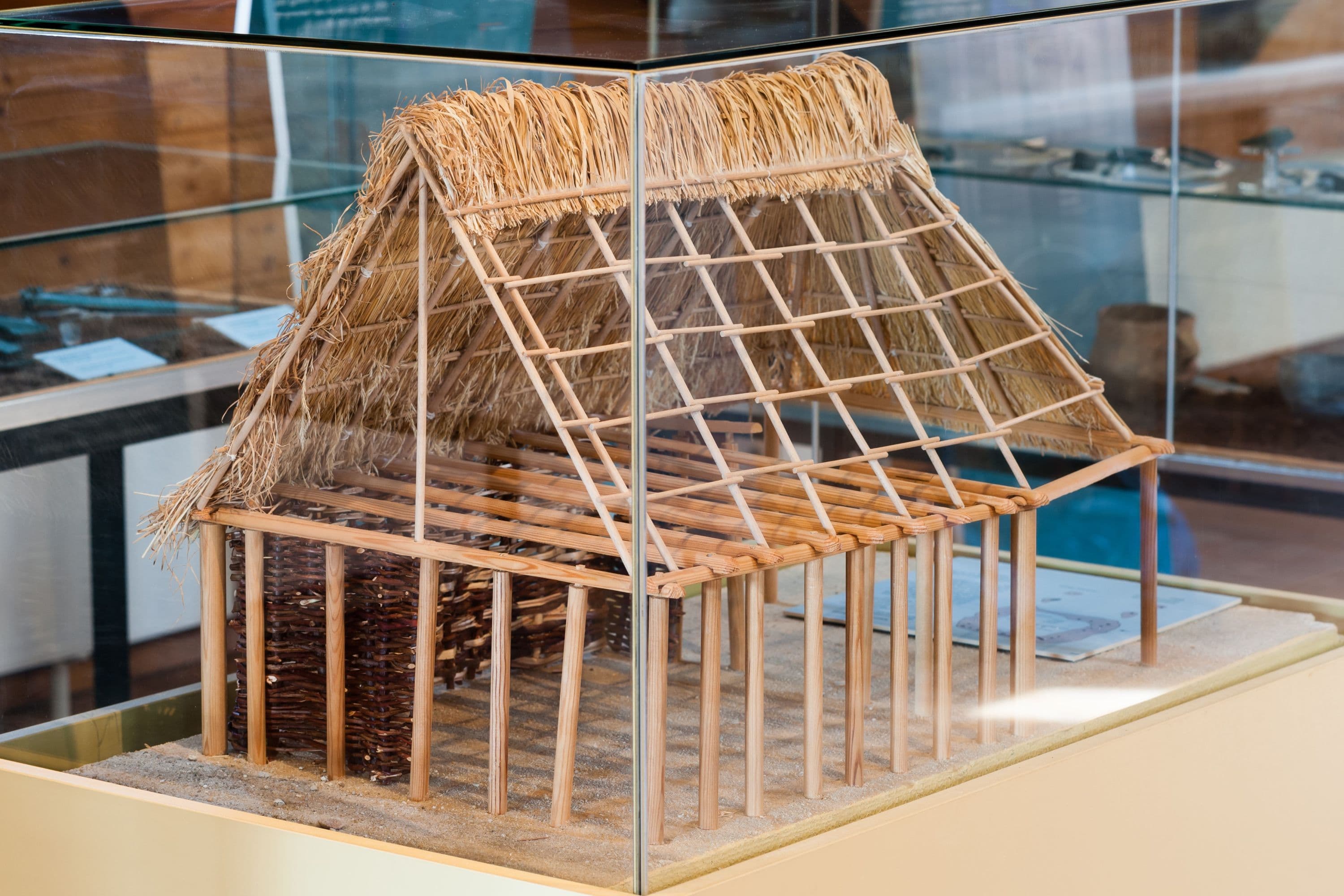 Kleines Modell im Museum Römstedthaus in Bergen