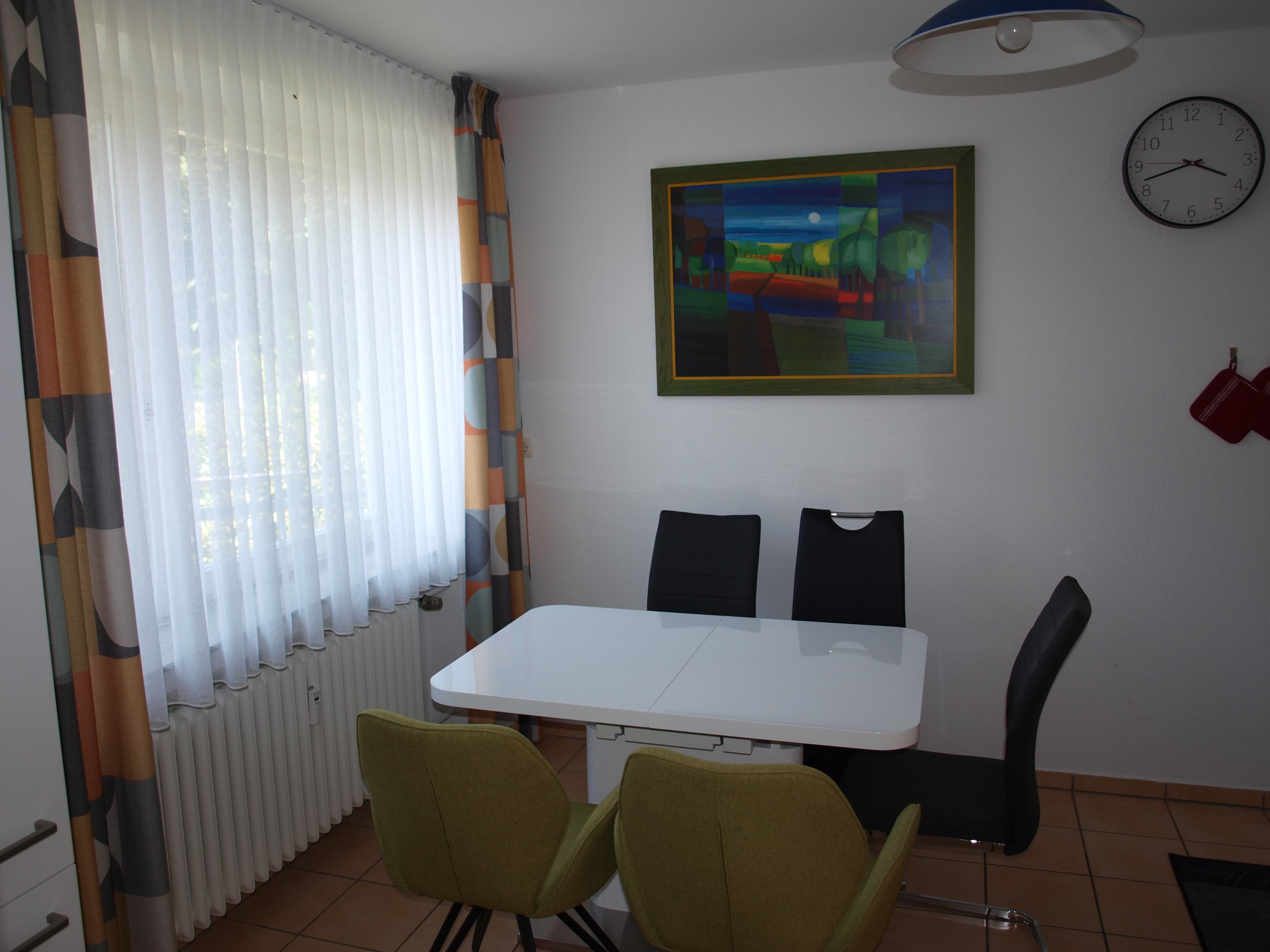 Essbereich FerienwohnungHarmsHeide in Hermannsburg