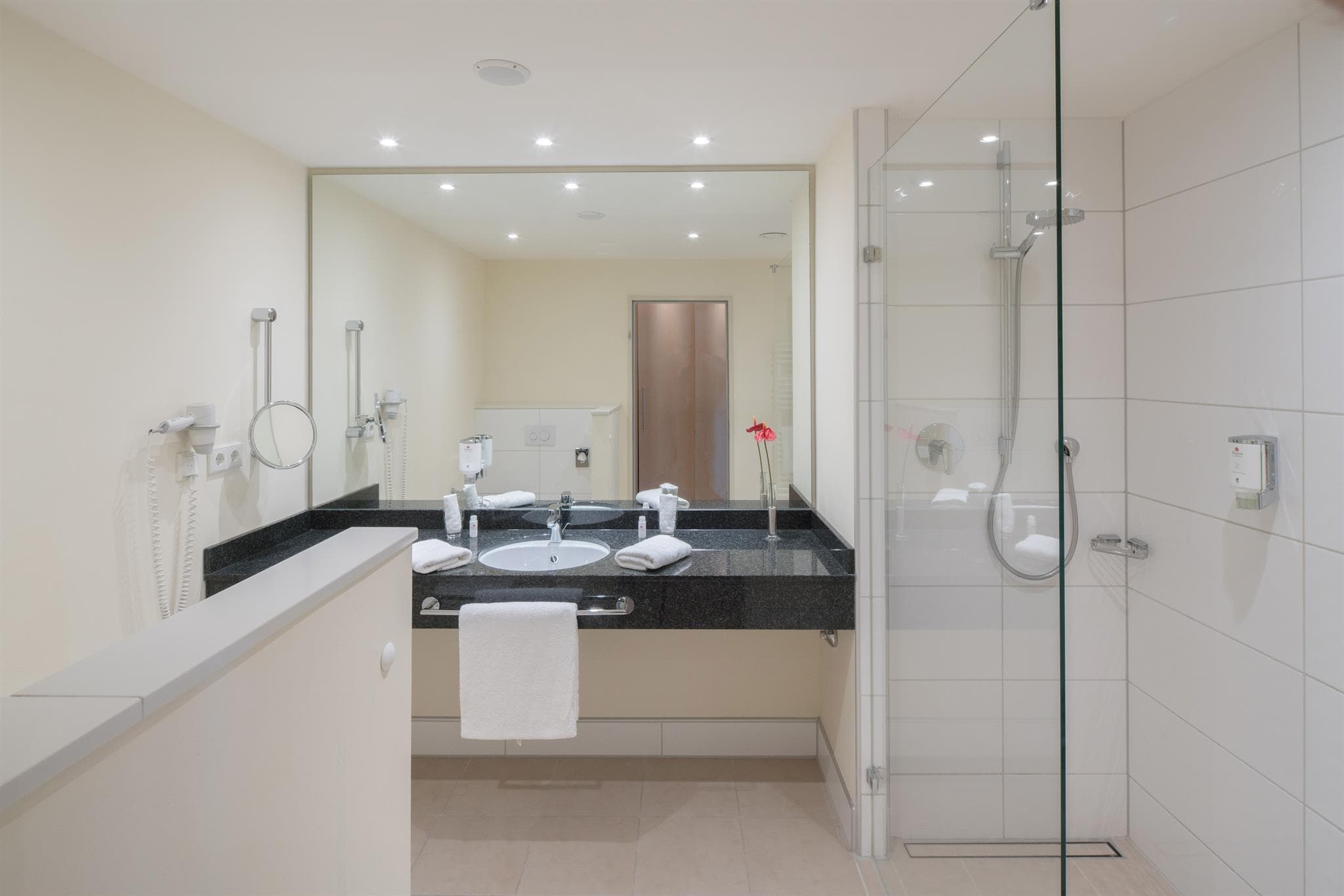 Badezimmer im Hotel Castanea Resort