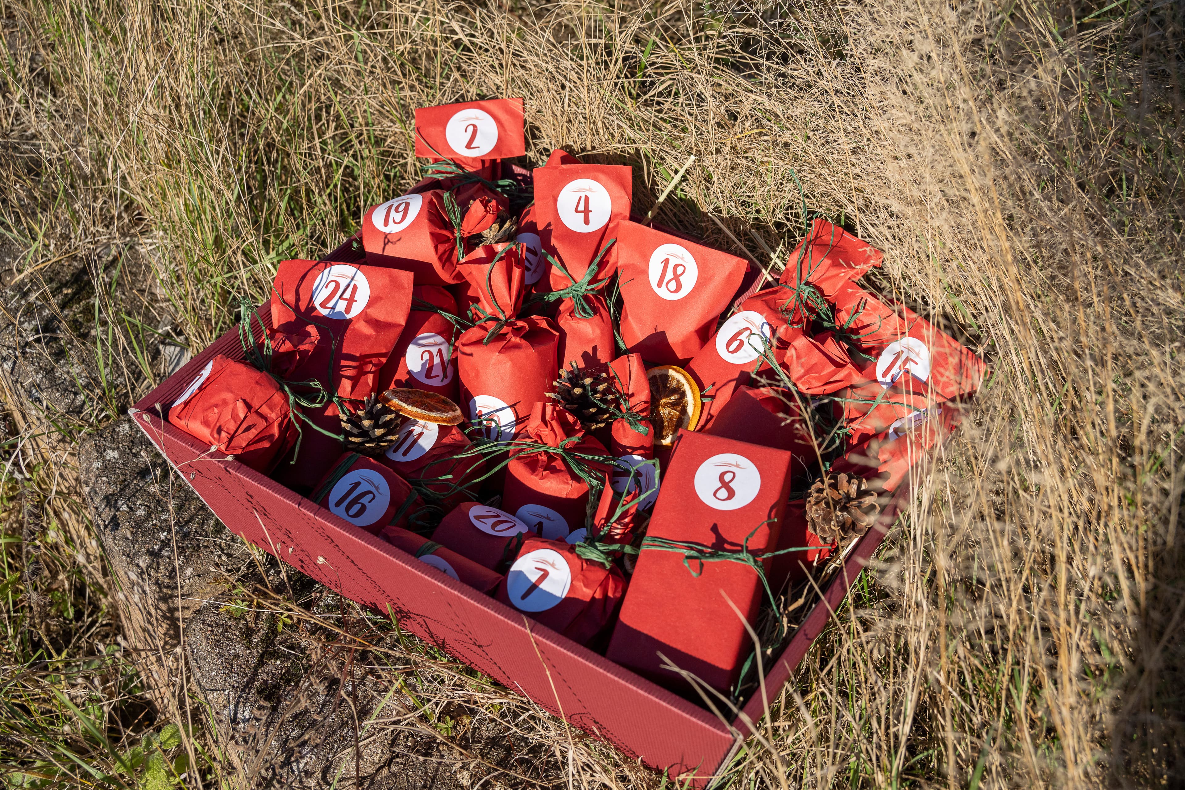 Hof an den Teichen, Adventskalender mit Hof-Produkten