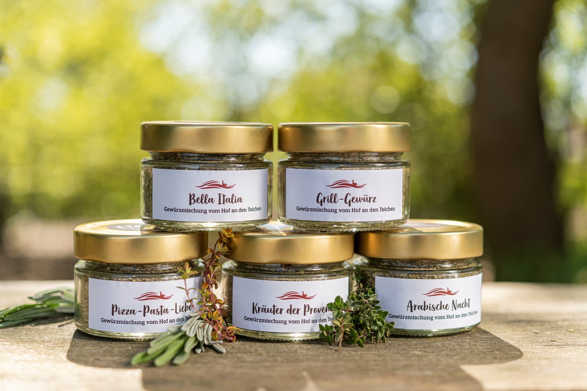 Hof an den Teichen, Gewürzmischungen