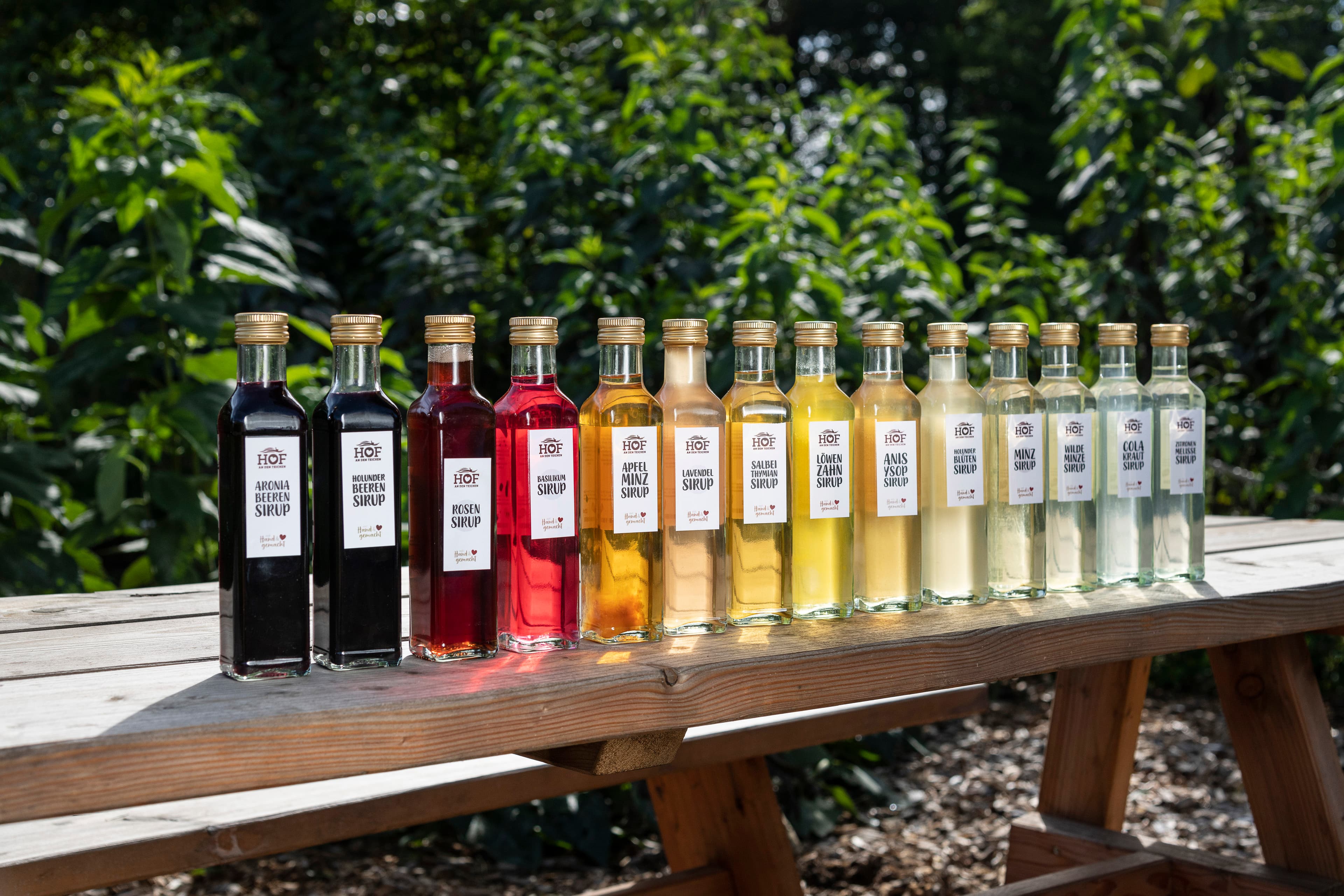 Hof an den Teichen, Produktvielfalt (Sirup)