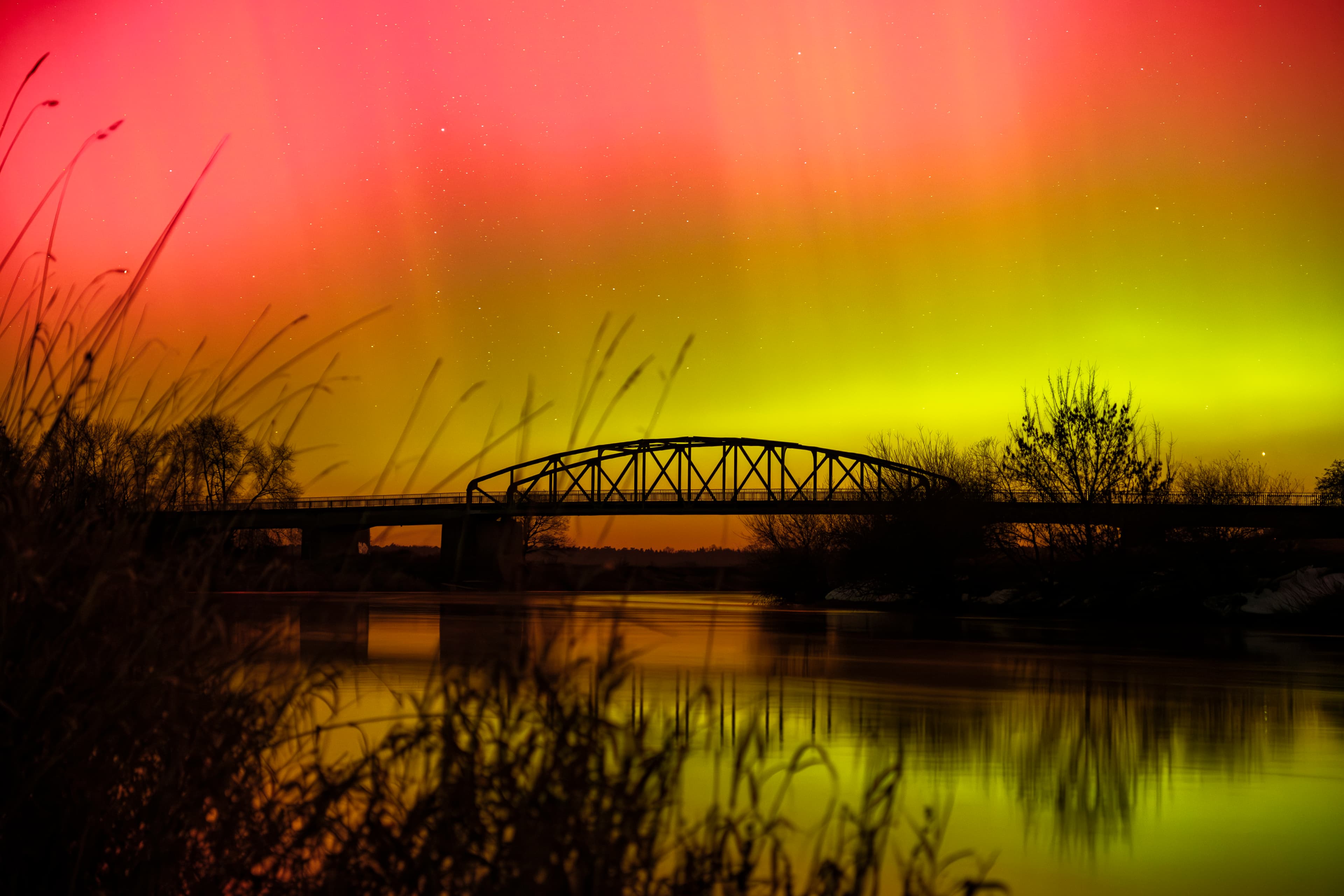 Polarlichter am 19.01.26 in der Lüneburger Heide