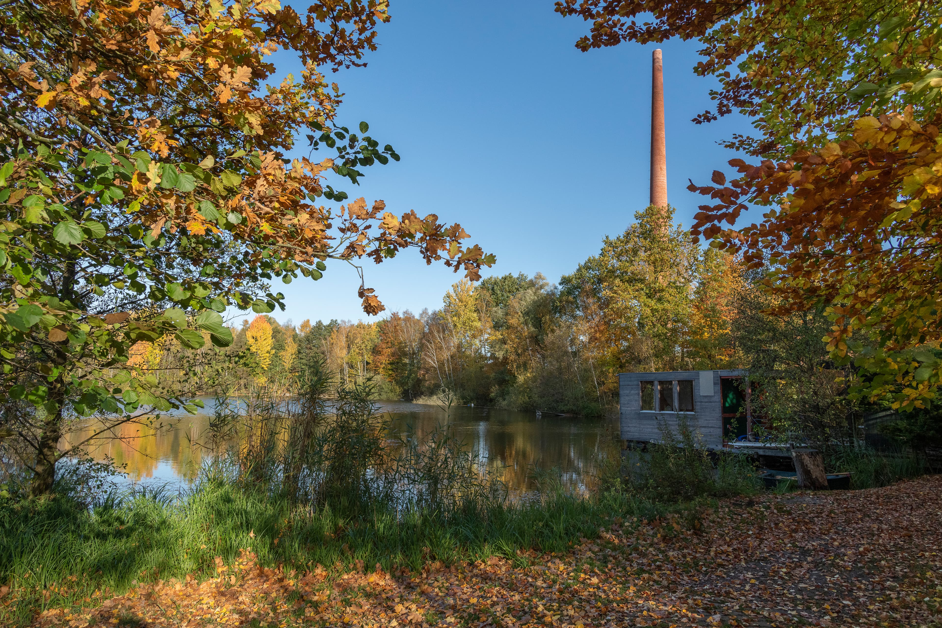 Hof an den Teichen, Teichidylle im Herbst