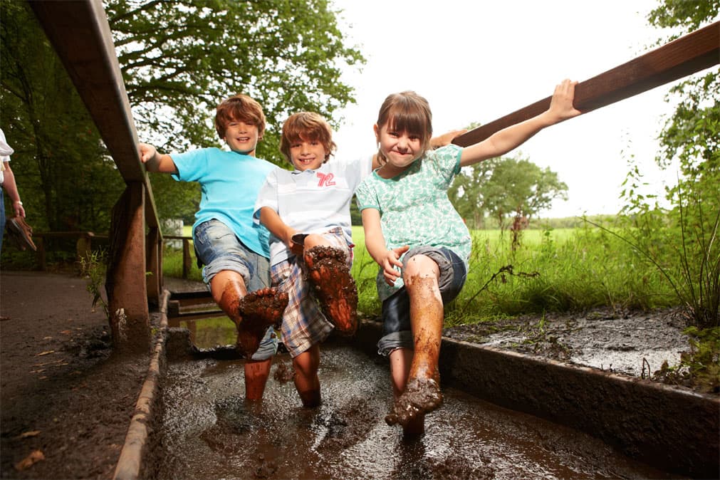 Der Barfusspark Lüneburger Heide in egestorf ist ideal für Kinder