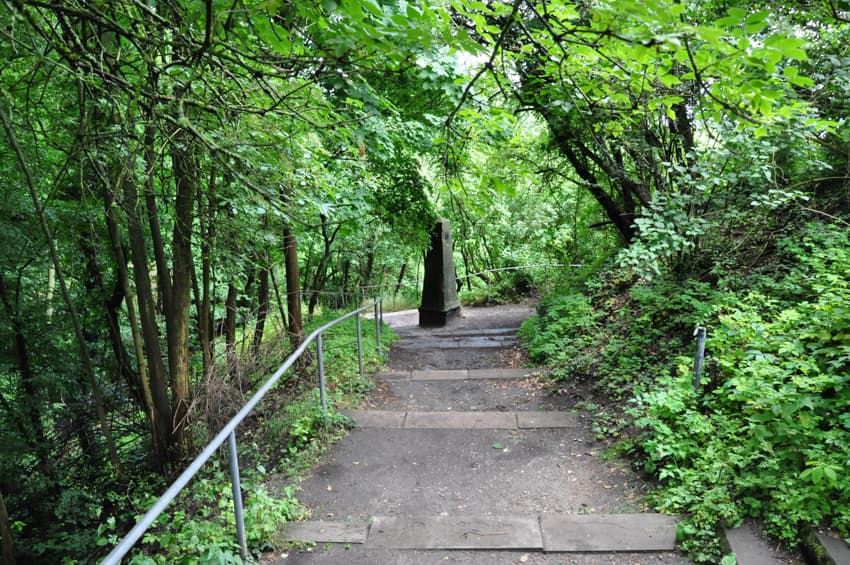 Weg zum Kalkberg Lüneburg