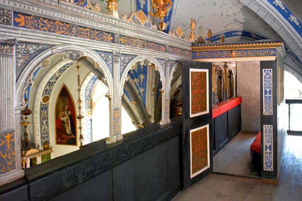 Die barocke Schlosskapelle im Schloss Celle ist berühmt für Ihre Gemälde