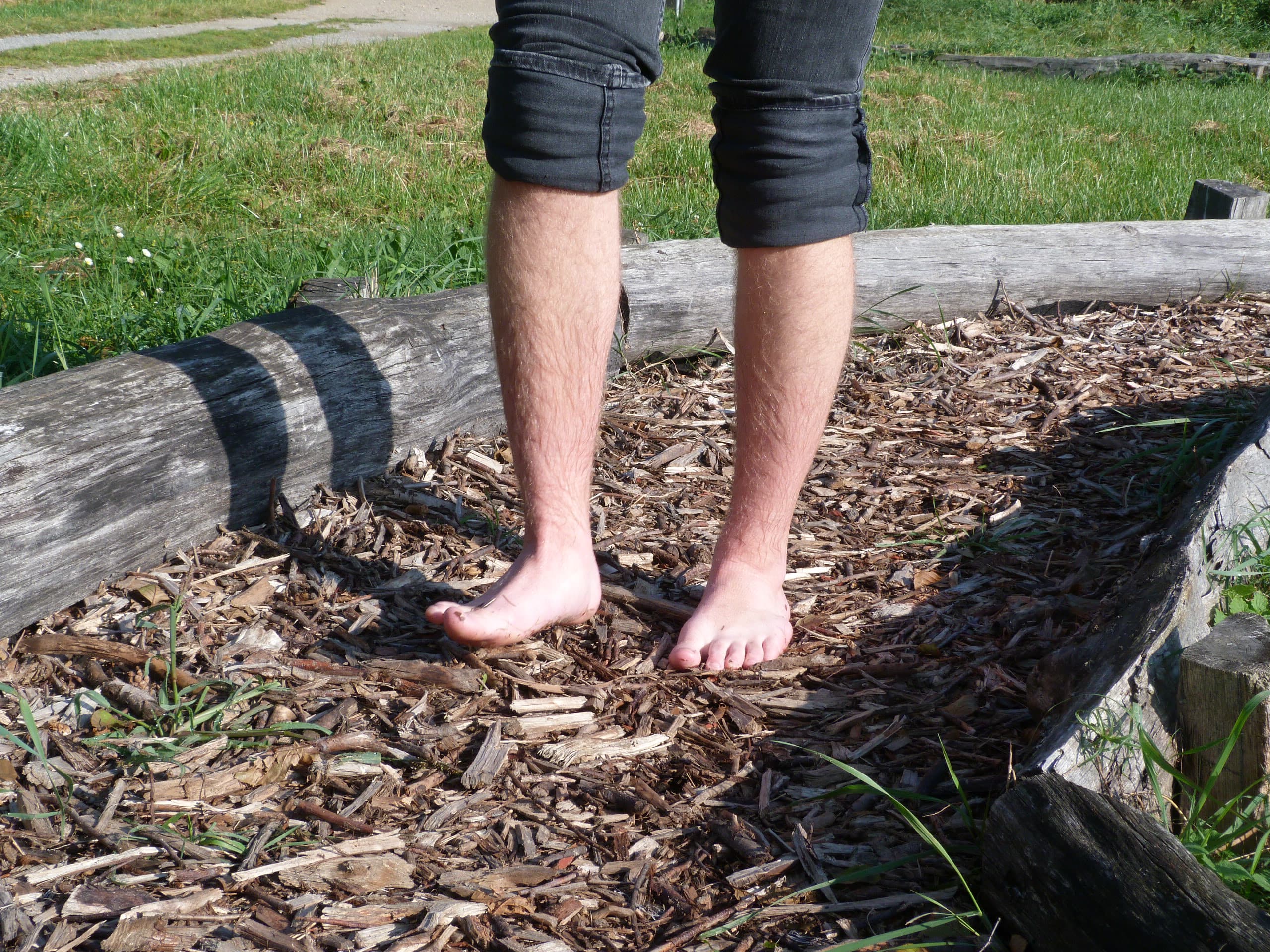 vierhundert wasser barfuss pfad bad bodenteich