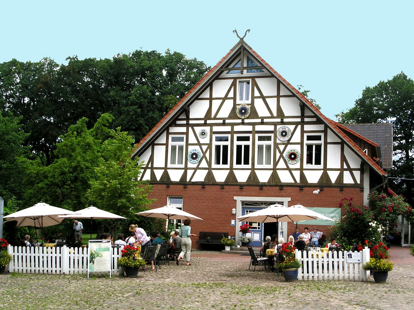 Ginsengcafe auf der FloraFarm