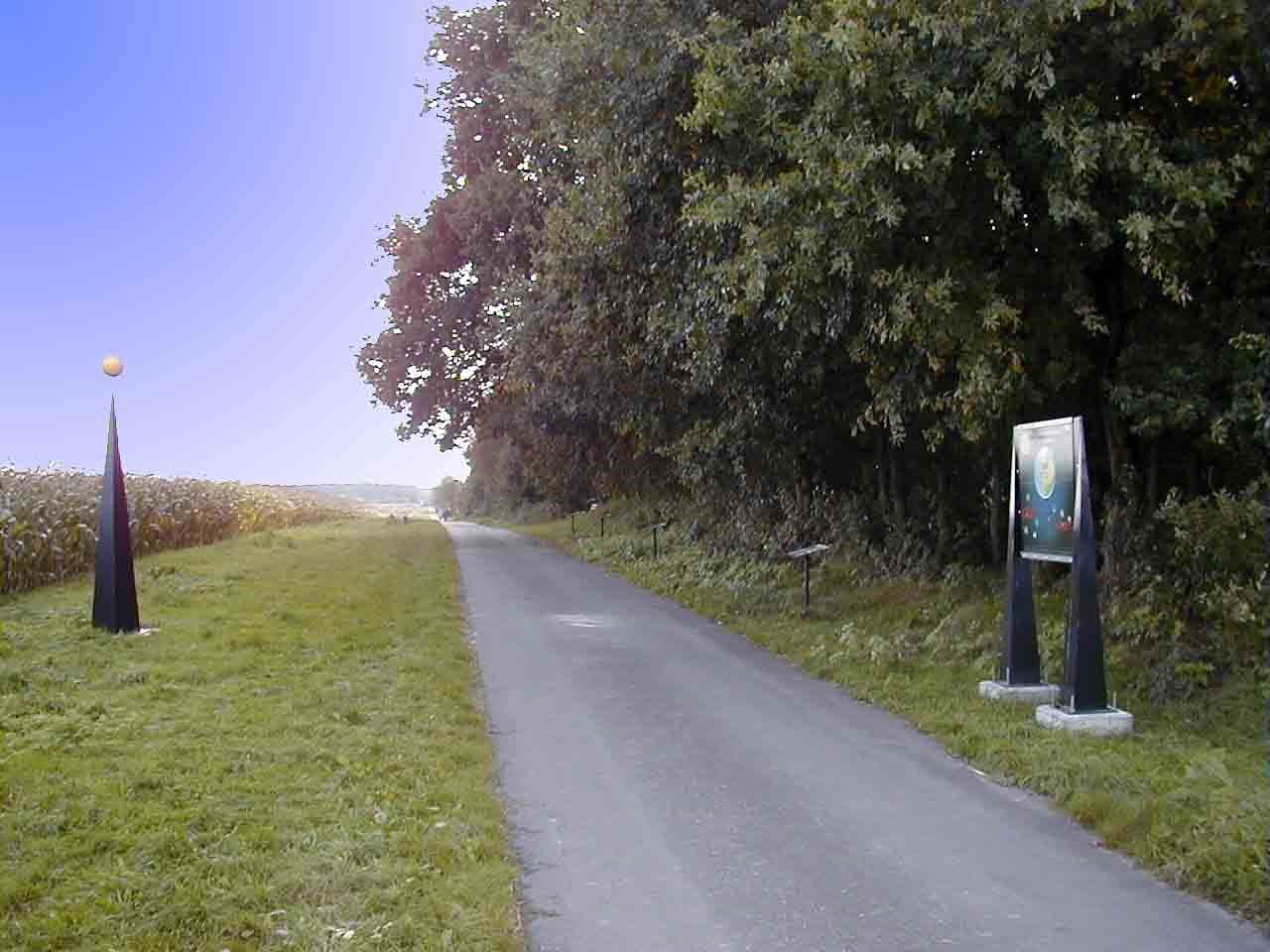 Auf dem Planetenlehrpfad Handeloh hat die ganze Familie Spaß