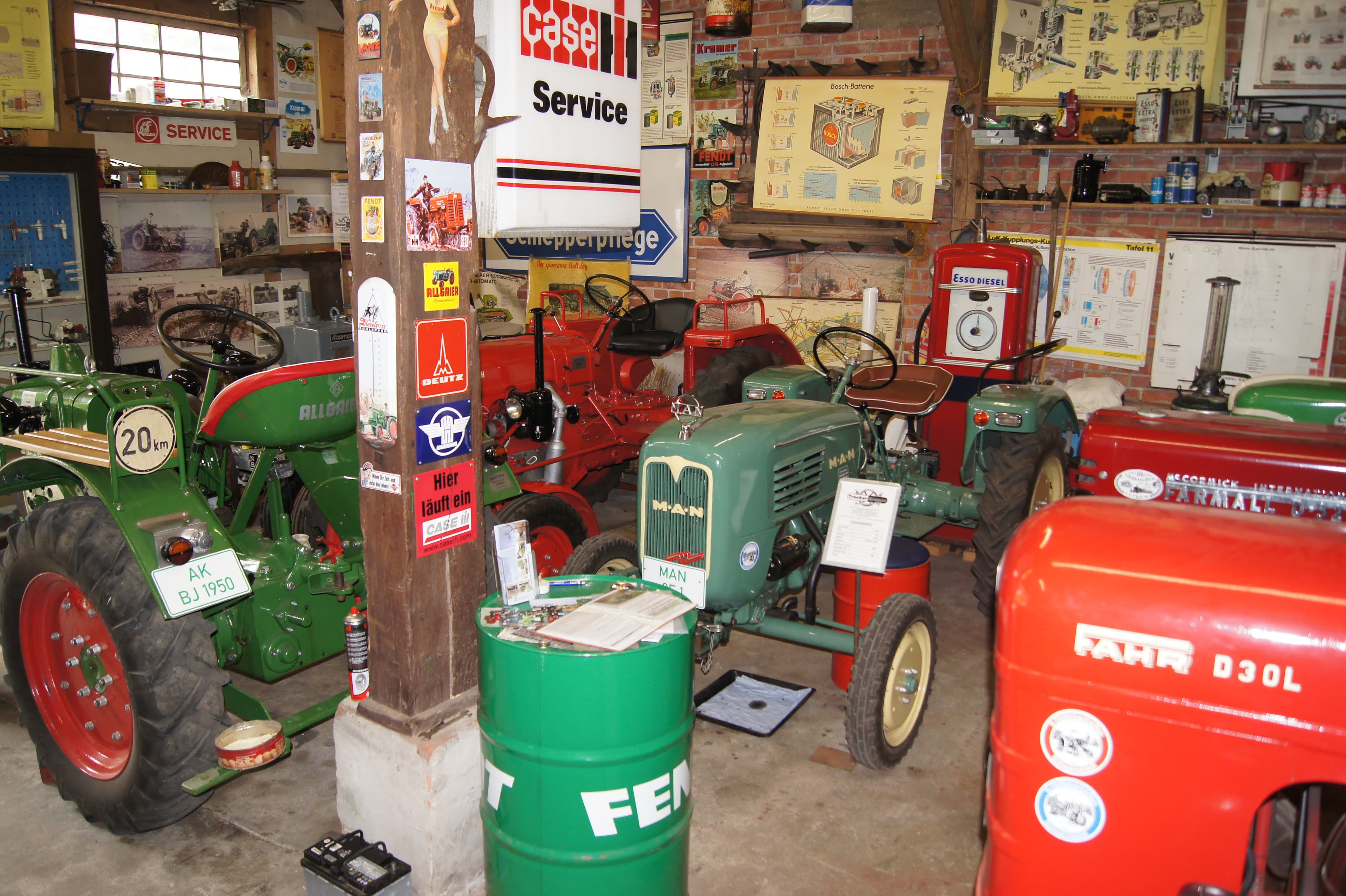 Treckermuseum der Ferienwohnung Bultmanns Hof