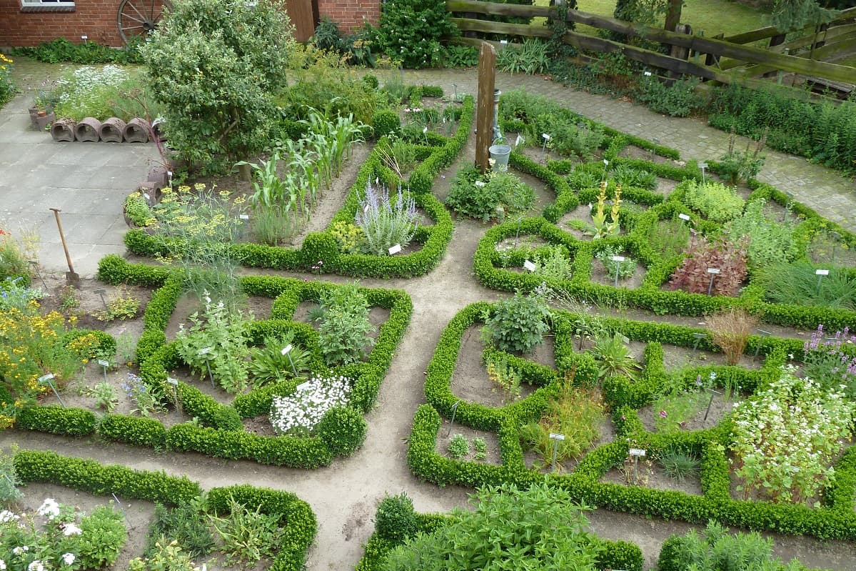 Kräutergarten im Dorfmuseum Langlingen