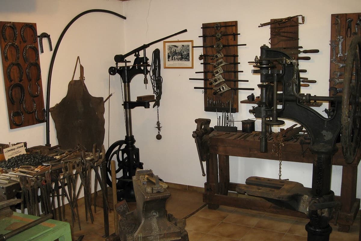 Schmiede im Dorfmuseum Langlingen