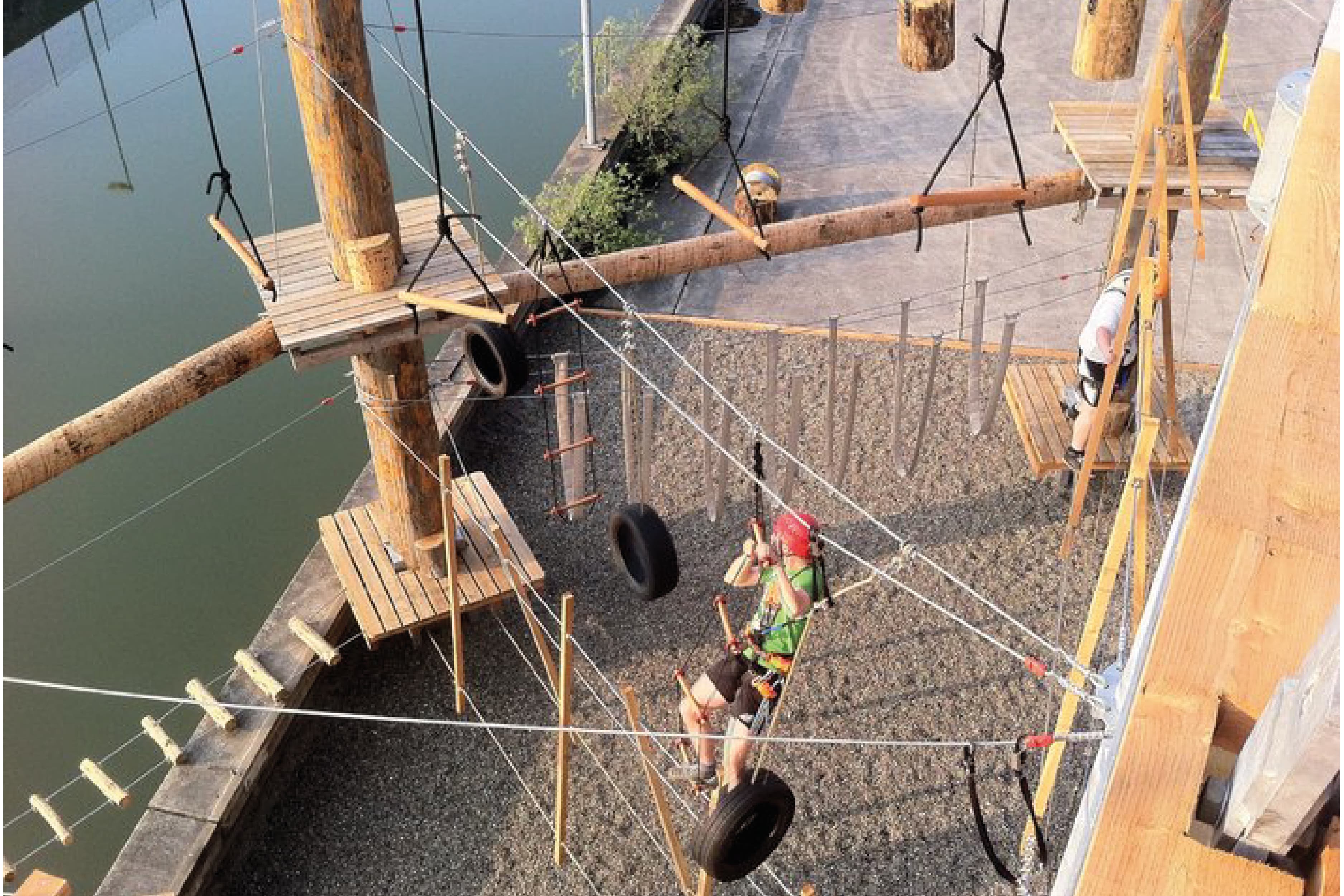 Höhenweg Arena hangeln