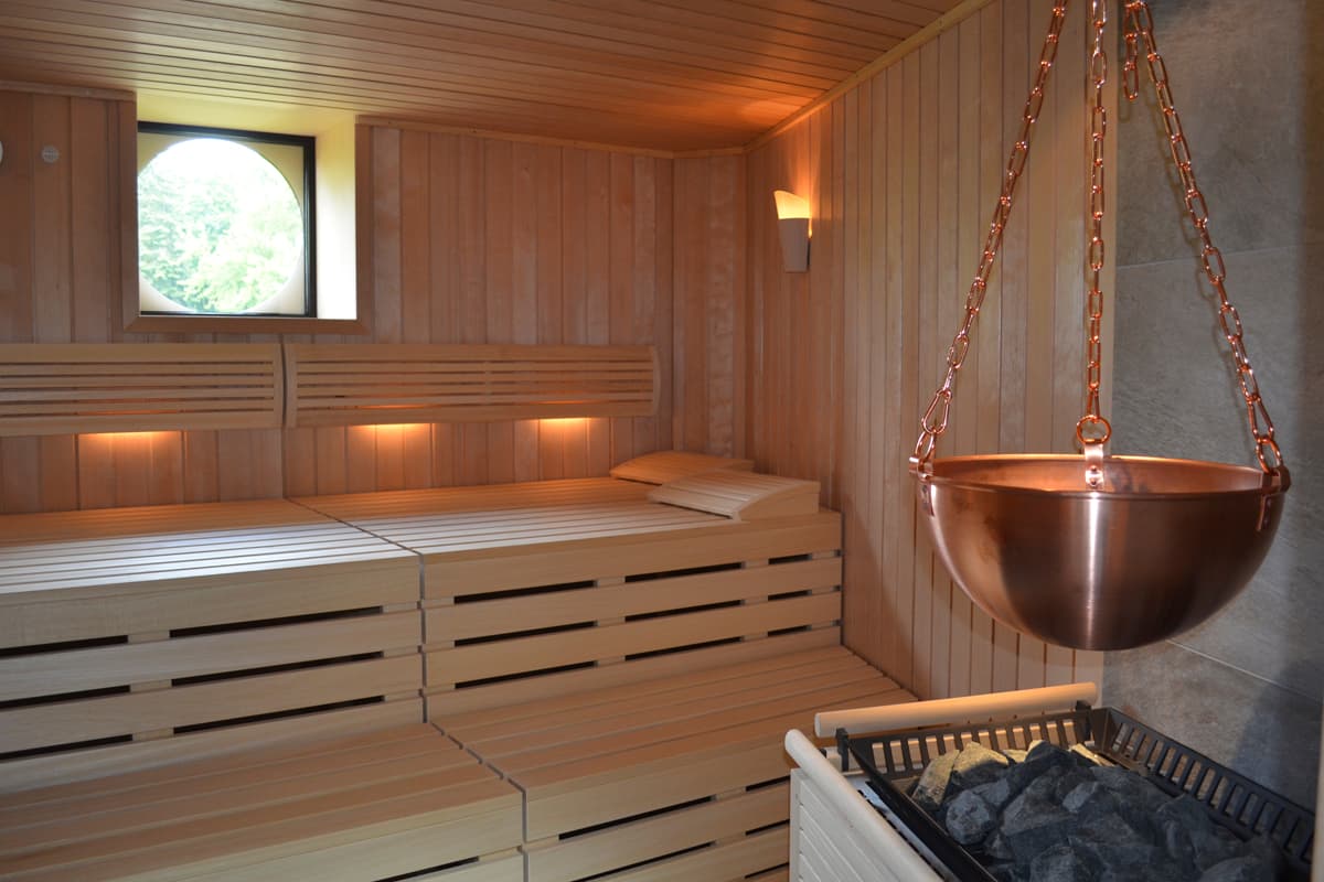 innenansicht der Kräutersauna in der Jod-Sole-Therme in Bad Bevensen