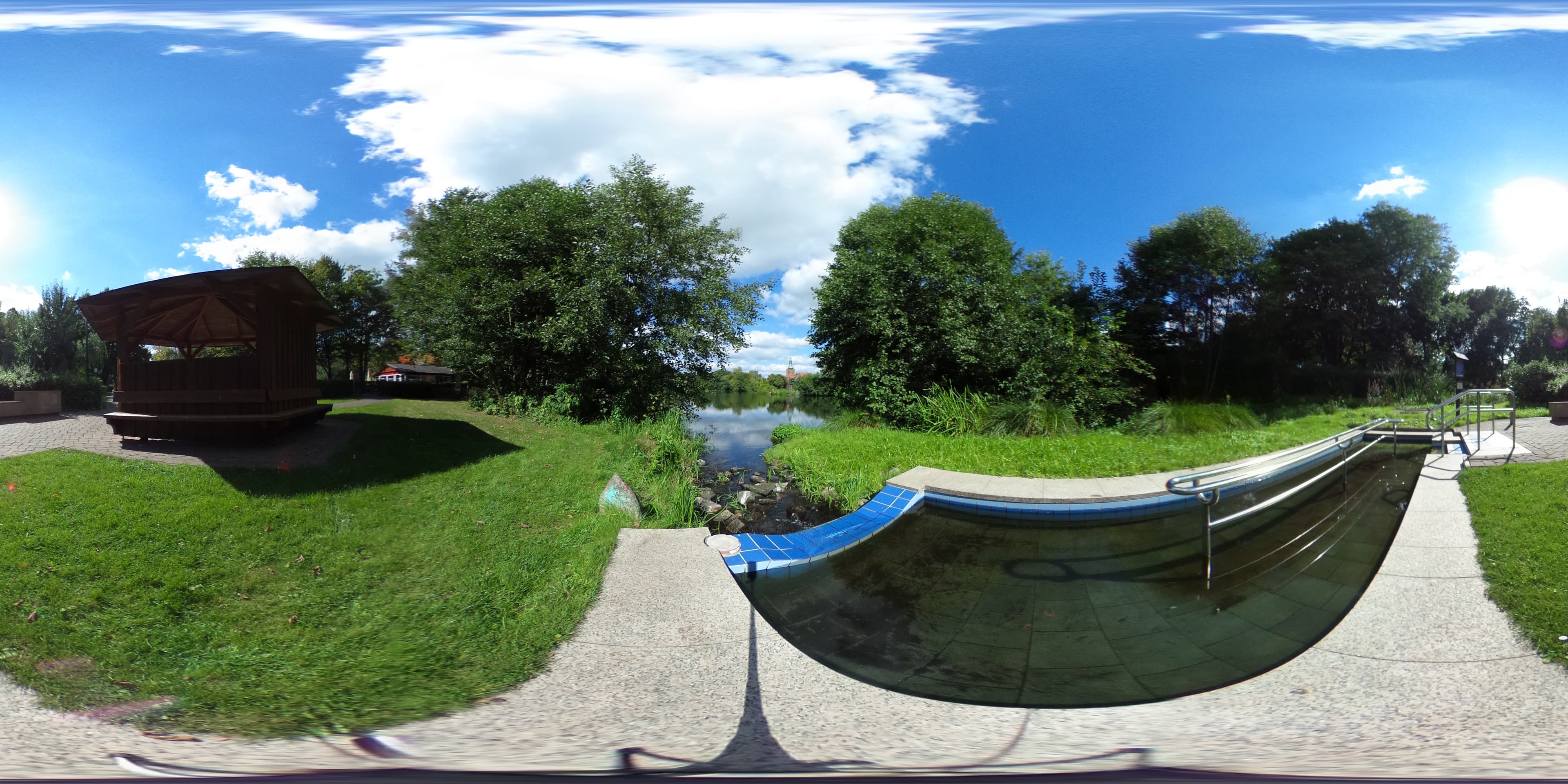 Kneippanlagen im Kurpark am See