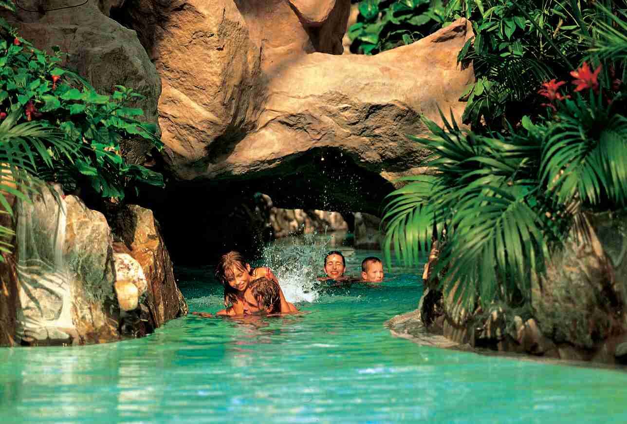 Die Lagune im Aqua Mundo im Center Parcs in Bispingen