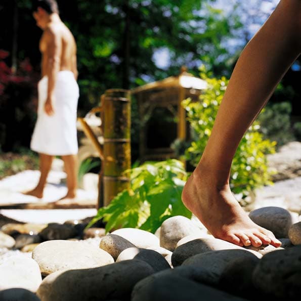 Sauna garten im Nature und Spa im Center Parcs in Bispingen