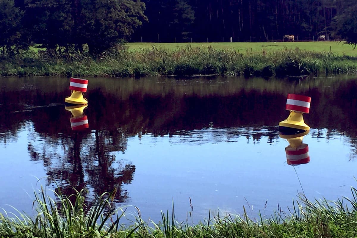 Die Schleuse in Oldau an der Aller