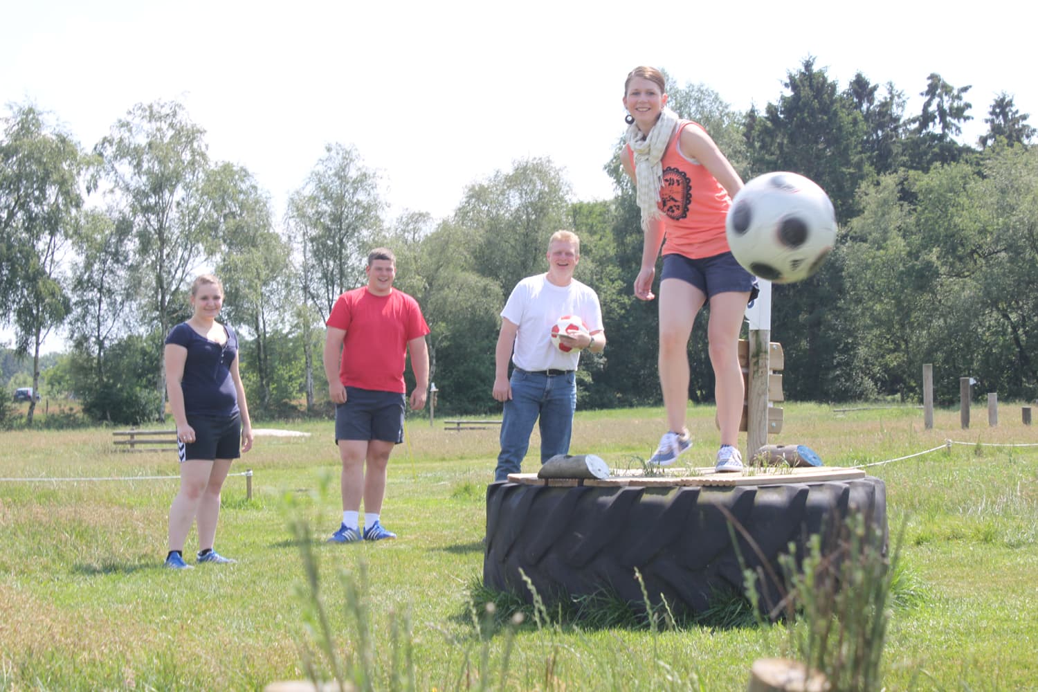 Fußballgolf, der Freizeitspaß für die gesamte Familie.