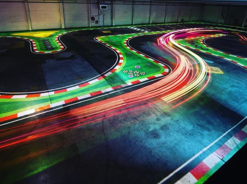 schnelles tempo auf der strecke im battle kart bispingen