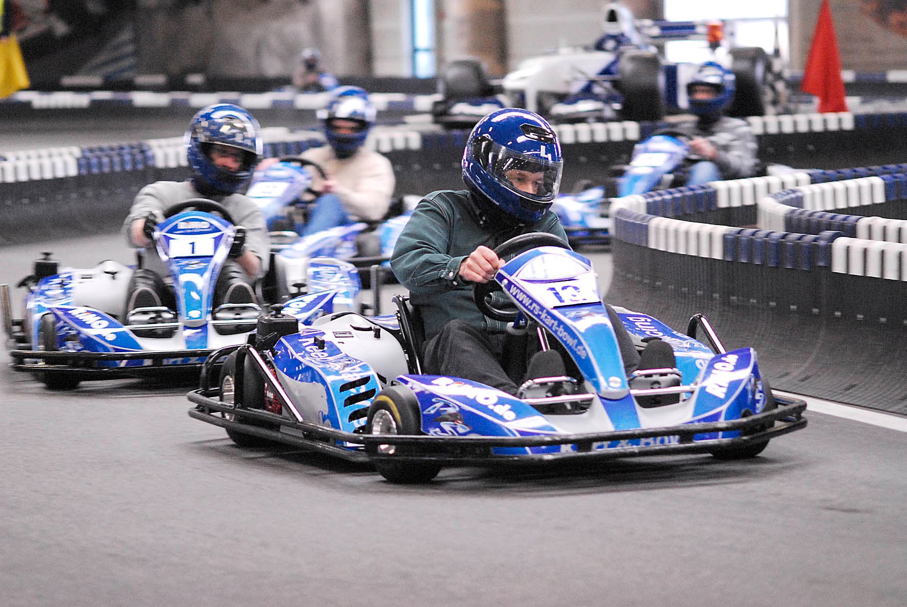 Kart fahren in der kart bahn bispingen