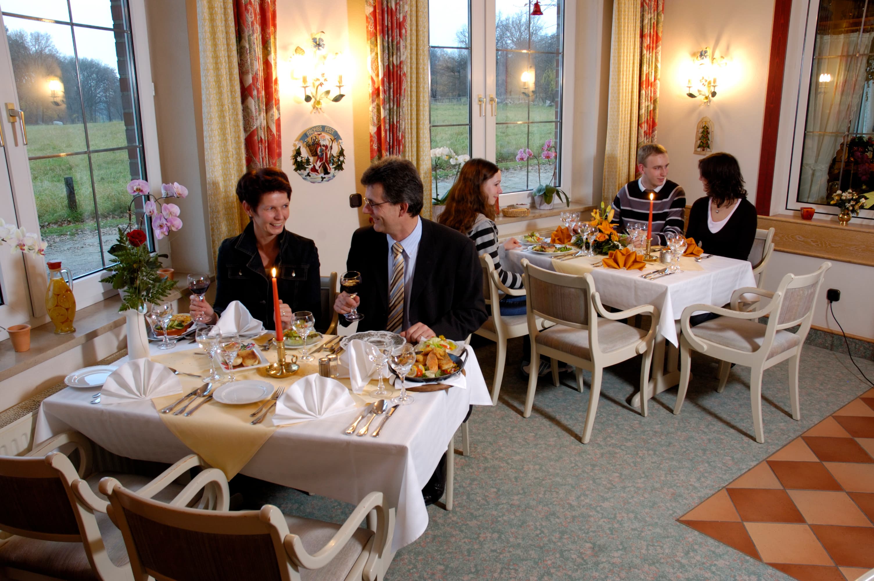 Restaurant in dem Landgasthof Stössel in Altenmedingen