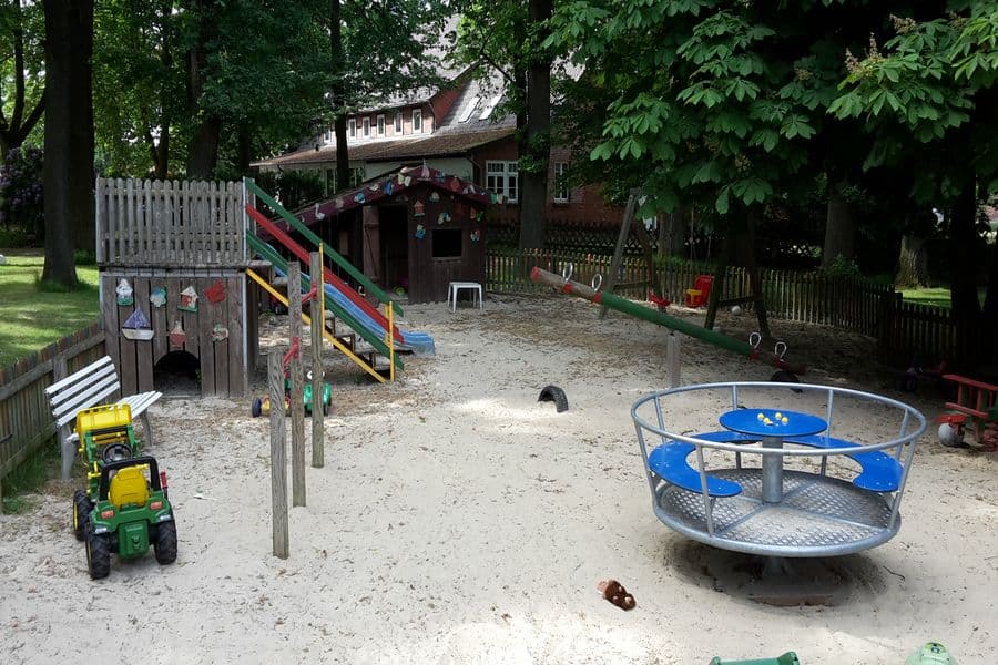 Der Spielplatz bei Meyerhöms in Hermannsburg