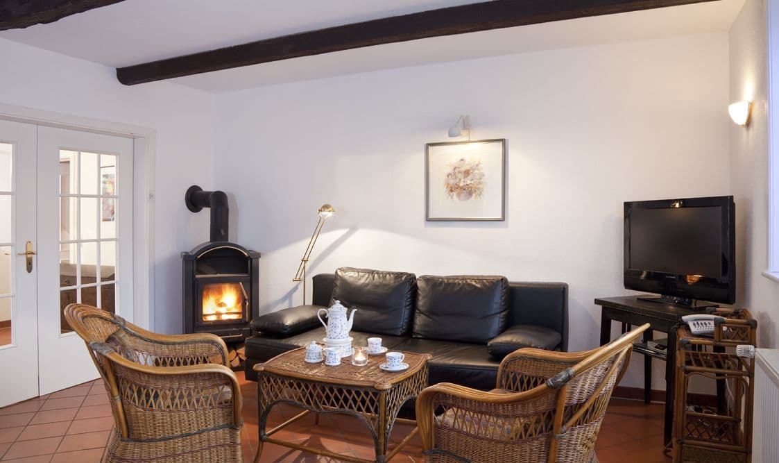 Wohnzimmer in dem Forstgut Rehrhof in Amelinghausen