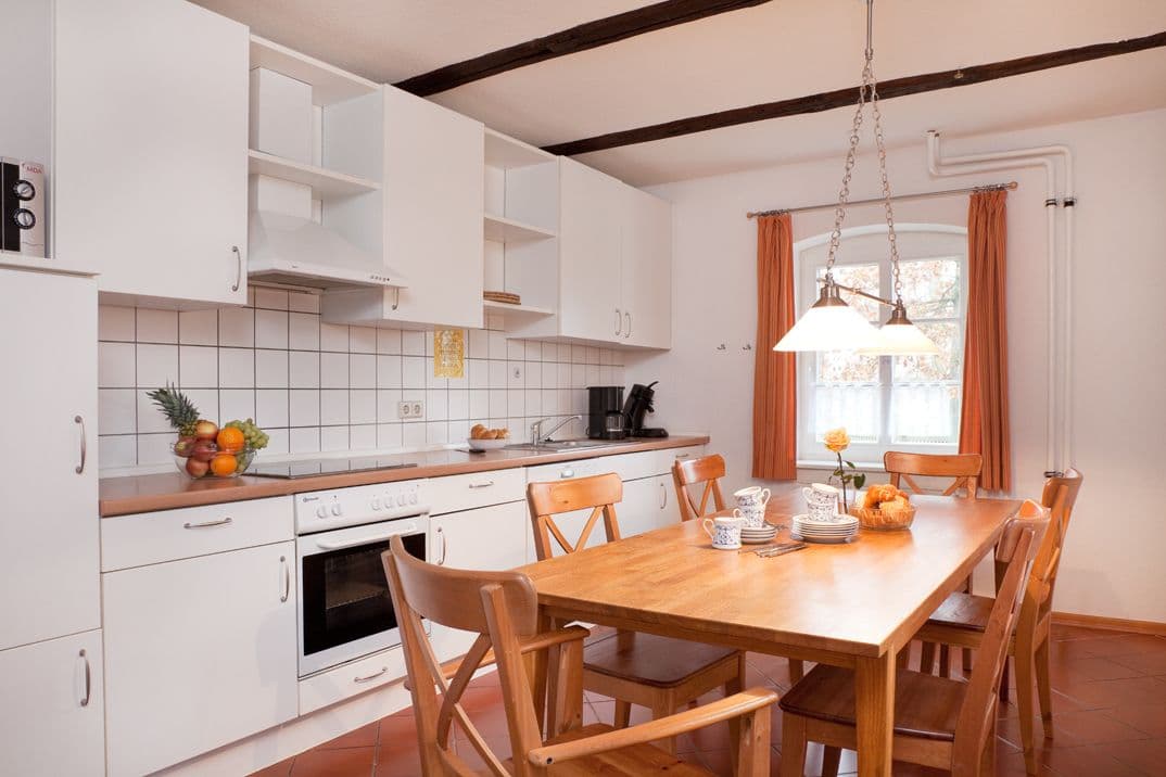Küche in dem Forstgut Rehrhof in Amelinghausen