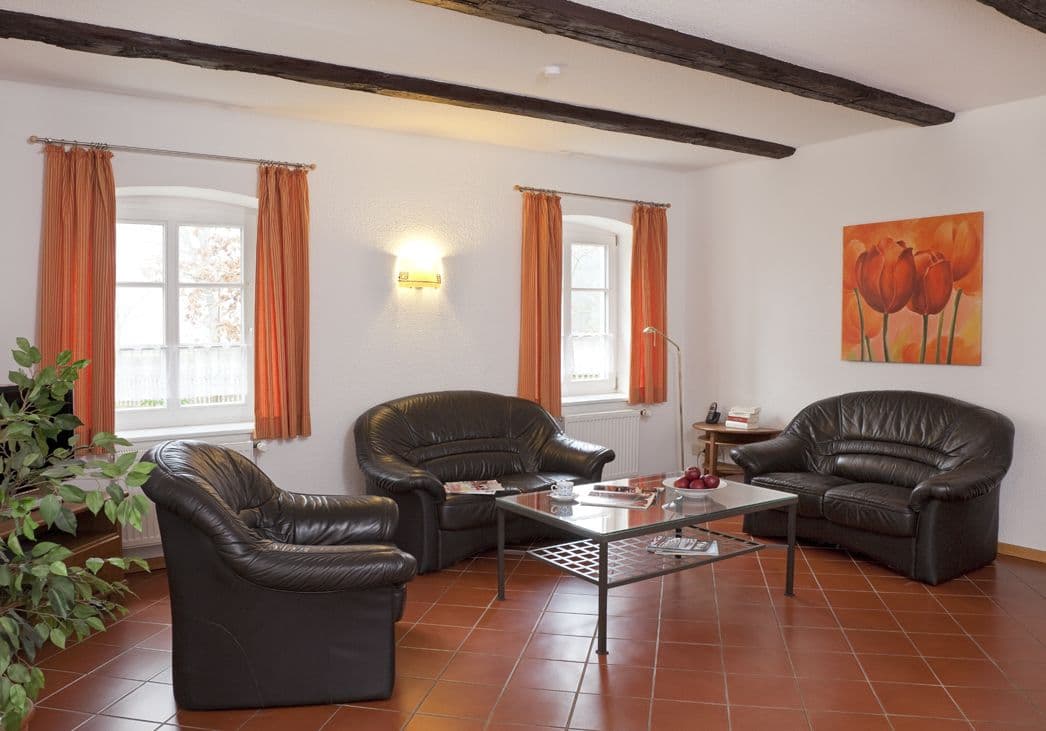Wohnzimmer in dem Forstgut Rehrhof in Amelinghausen