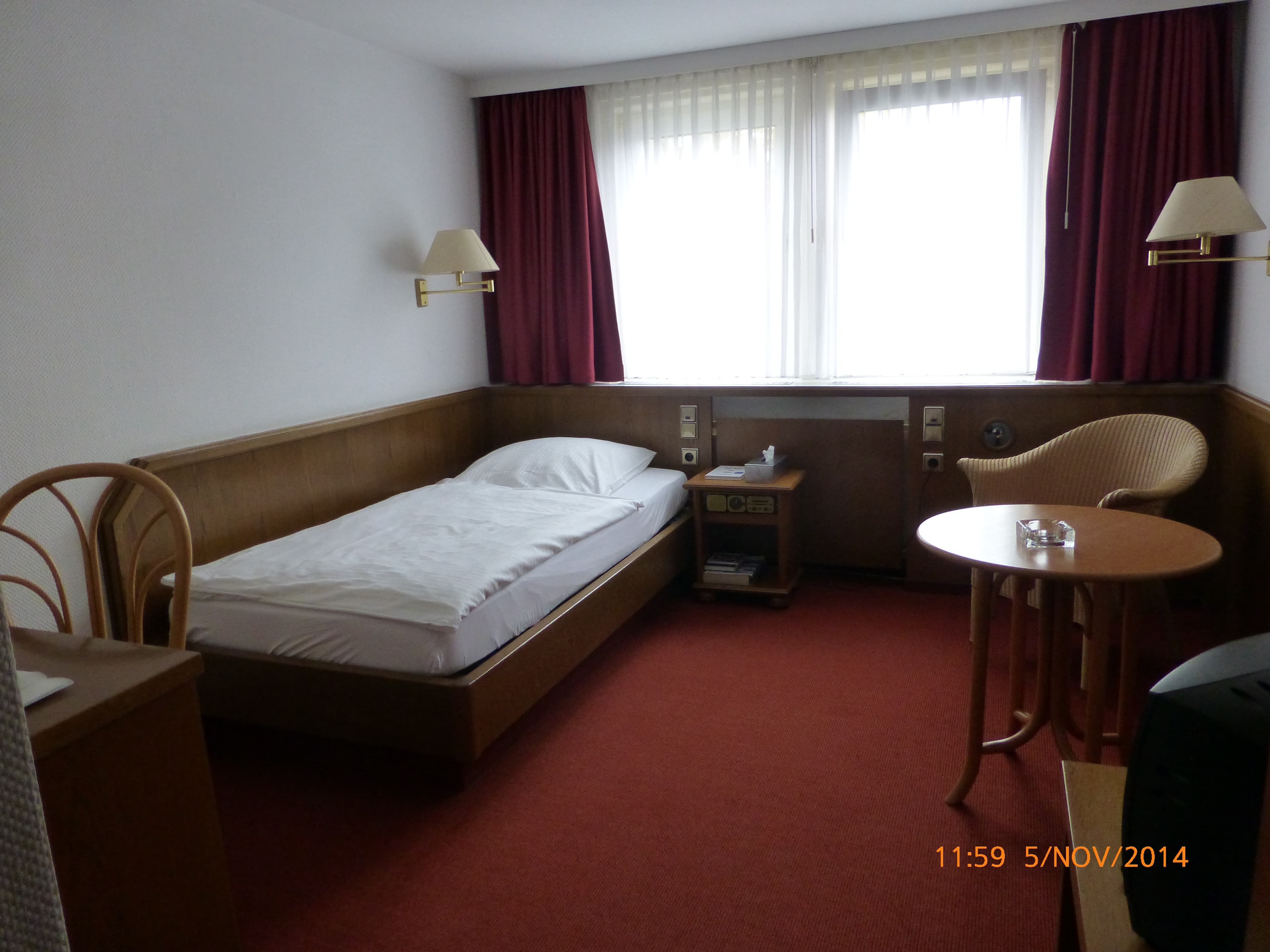 Einzelzimmer im Hotel Schaperkrug in Celle