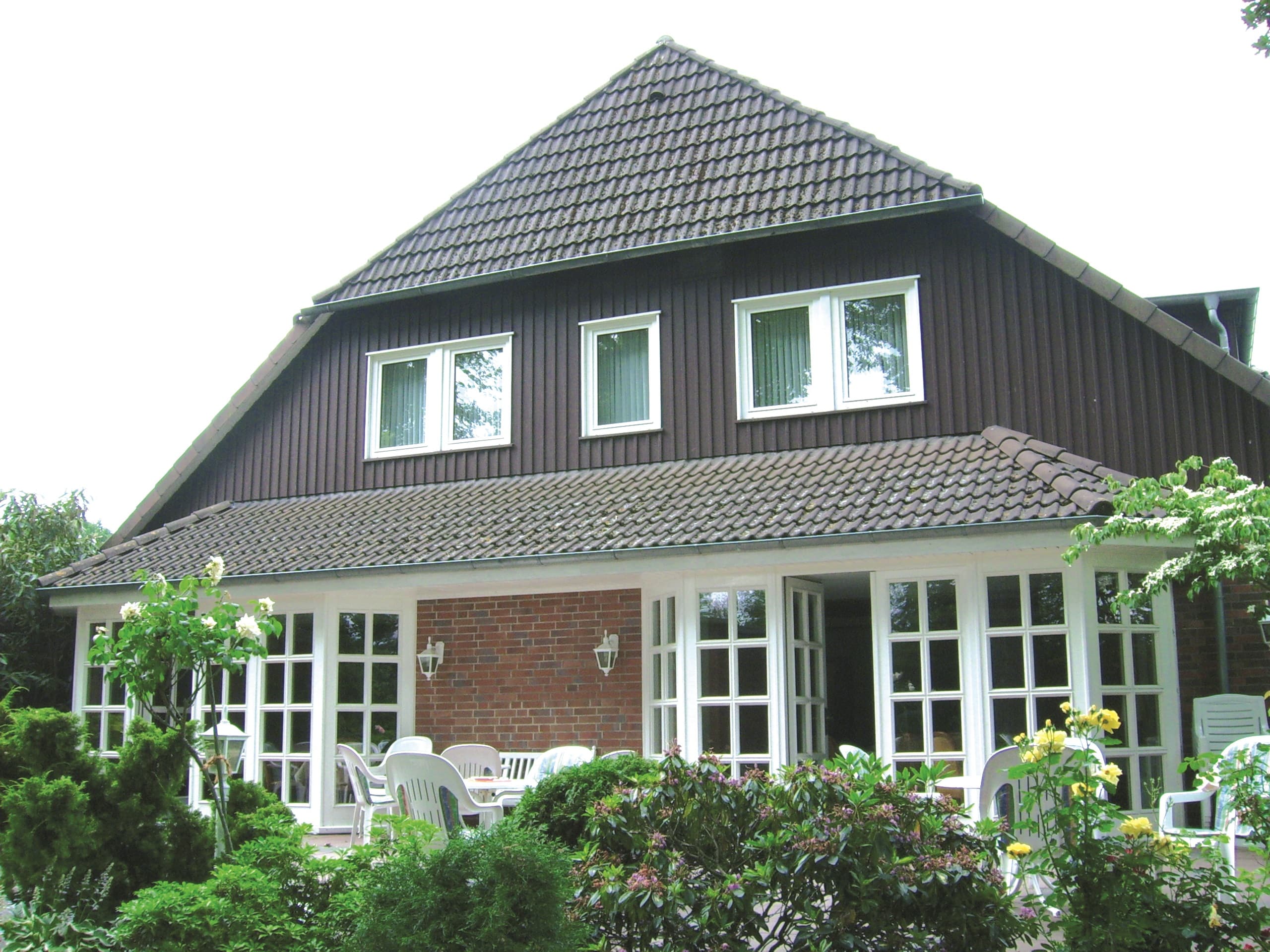 Terrasse am Hotel Schaperkrug in Celle