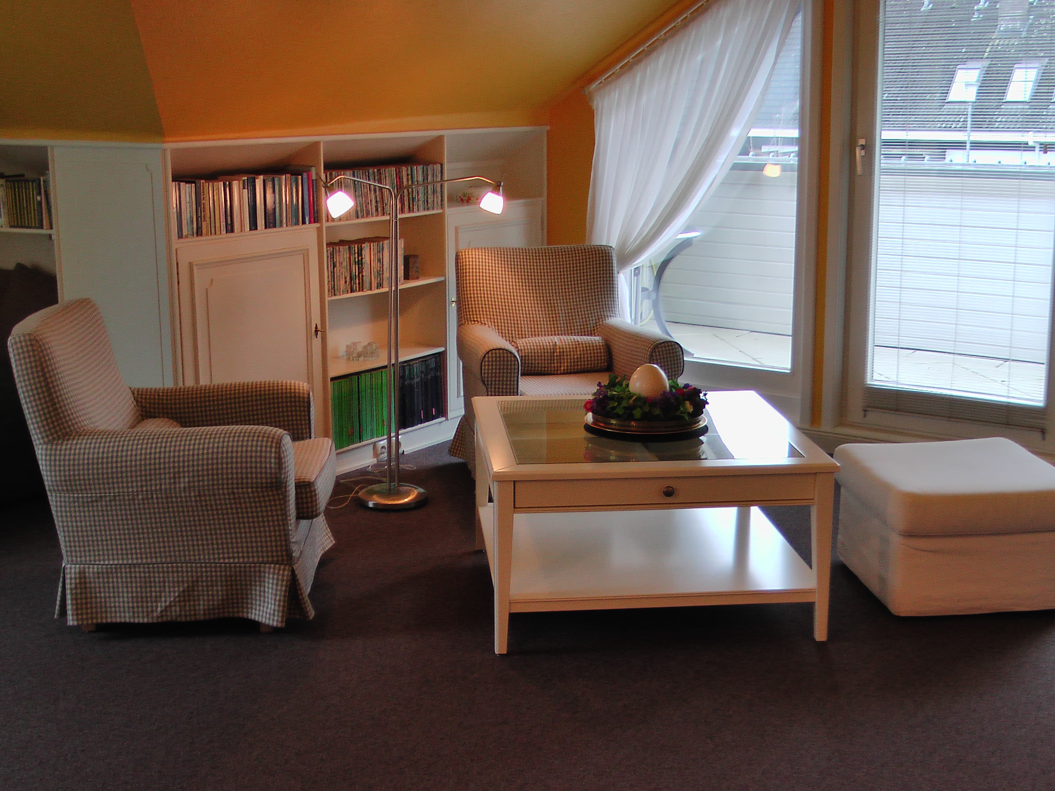 Sitzecke in dem Apartement 1 des Apartementhaus Grieger in Bad Bevensen