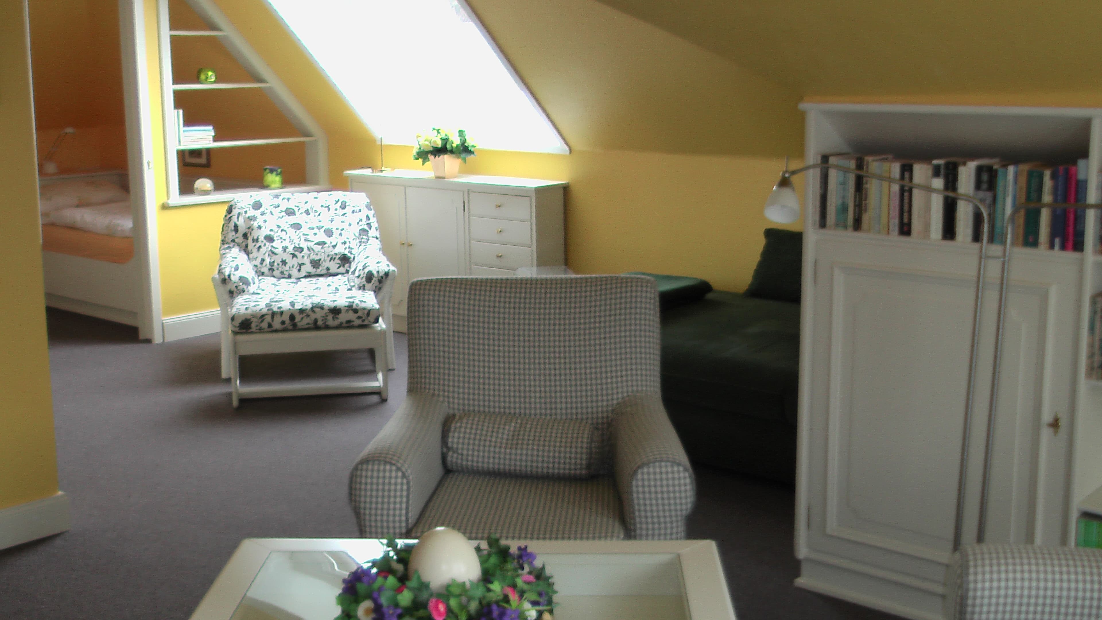 Sitzecke in dem Apartement 1 des Apartementhaus Grieger in Bad Bevensen