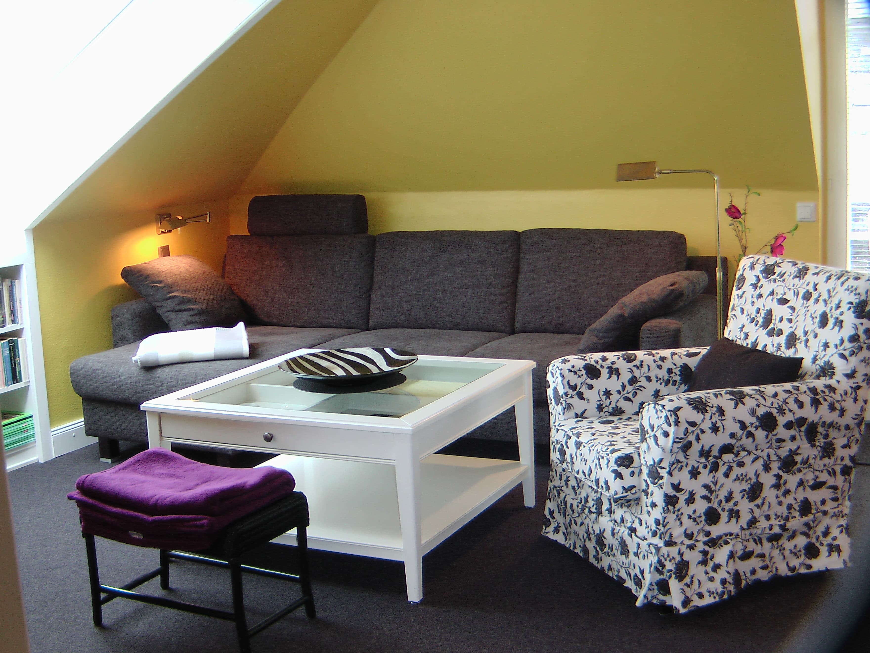 Sitzecke in dem Apartement 2 des Apartementhaus Grieger in Bad Bevensen