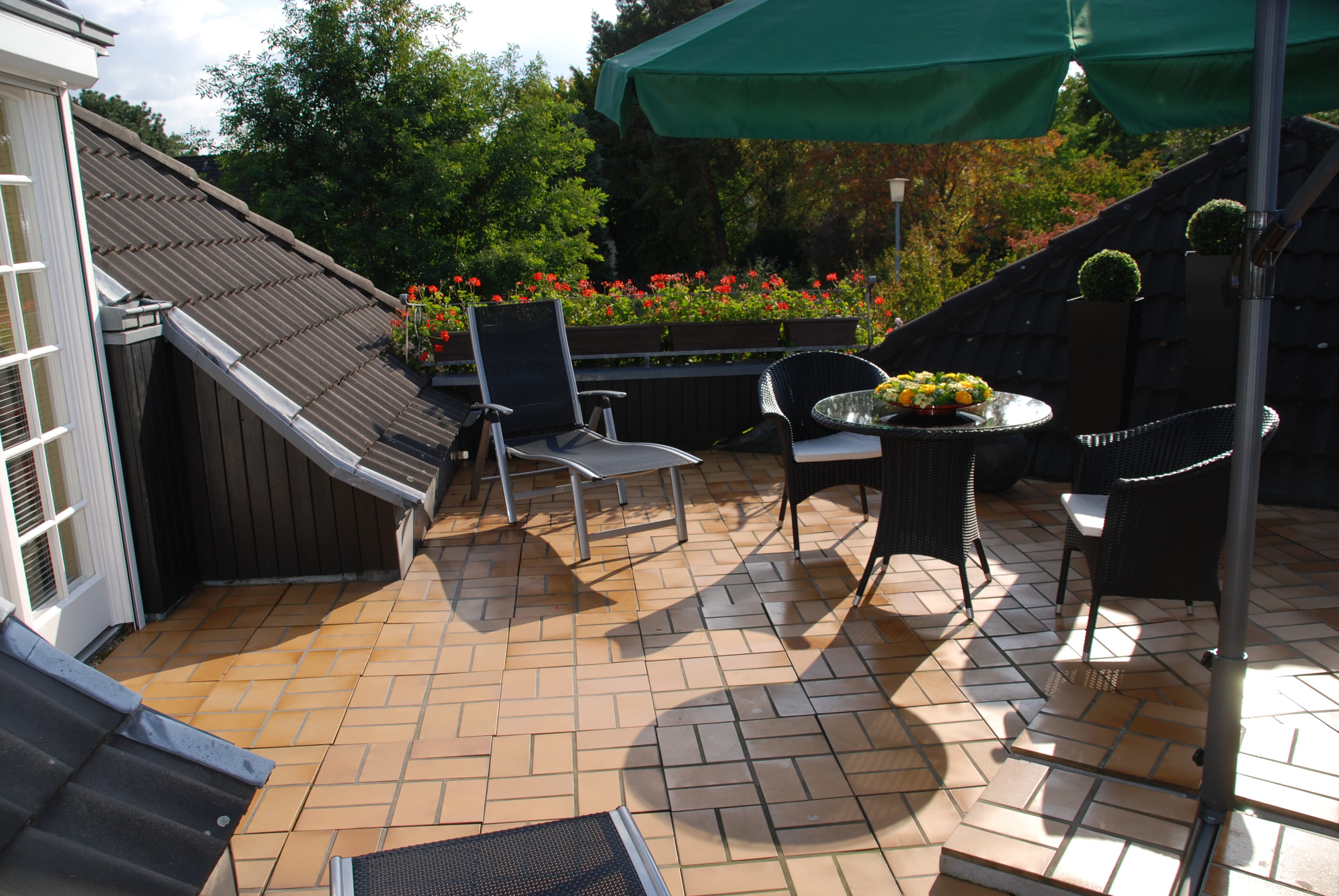 Dachterasse in dem Apartement 2 des Apartementhaus Grieger in Bad Bevensen