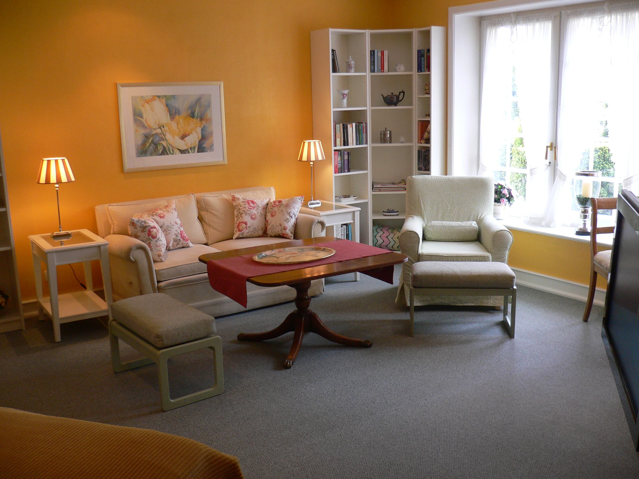 Sitzecke in dem Apartement 3 des Apartementhaus Grieger in Bad Bevensen