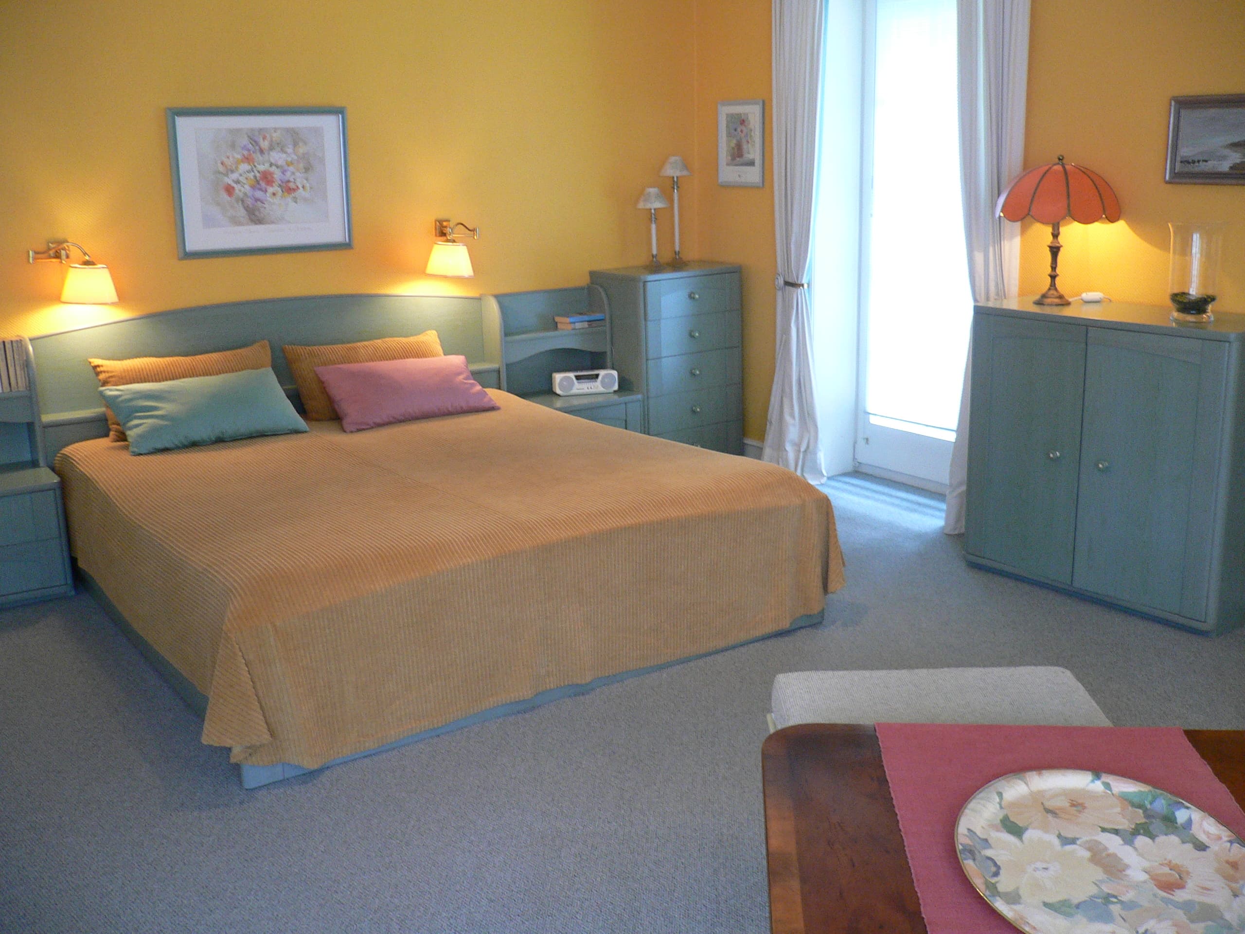 Schlafbereich in dem Apartement 3 des Apartementhaus Grieger in Bad Bevensen