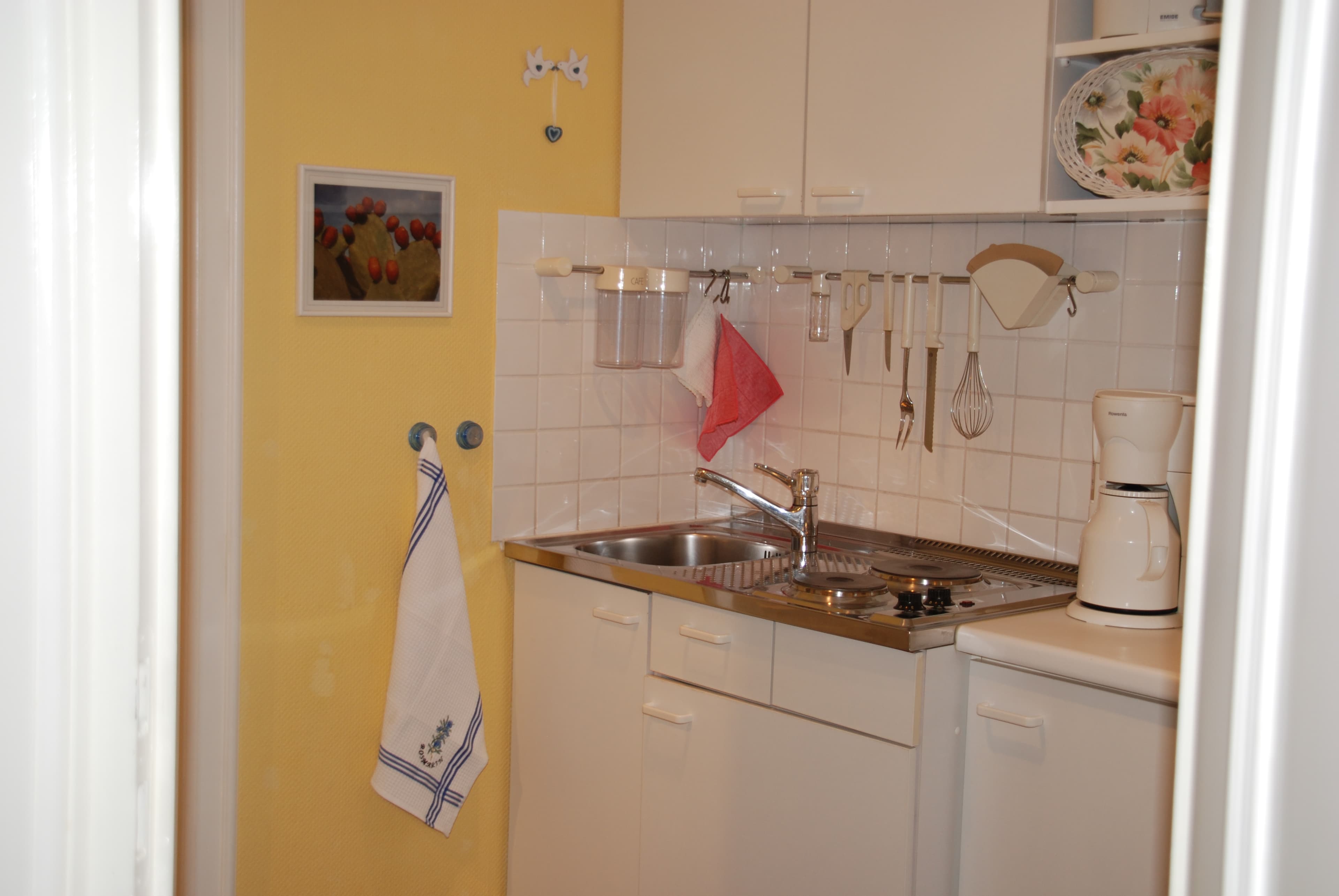 Küche in dem Apartement 3 des Apartementhaus Grieger in Bad Bevensen