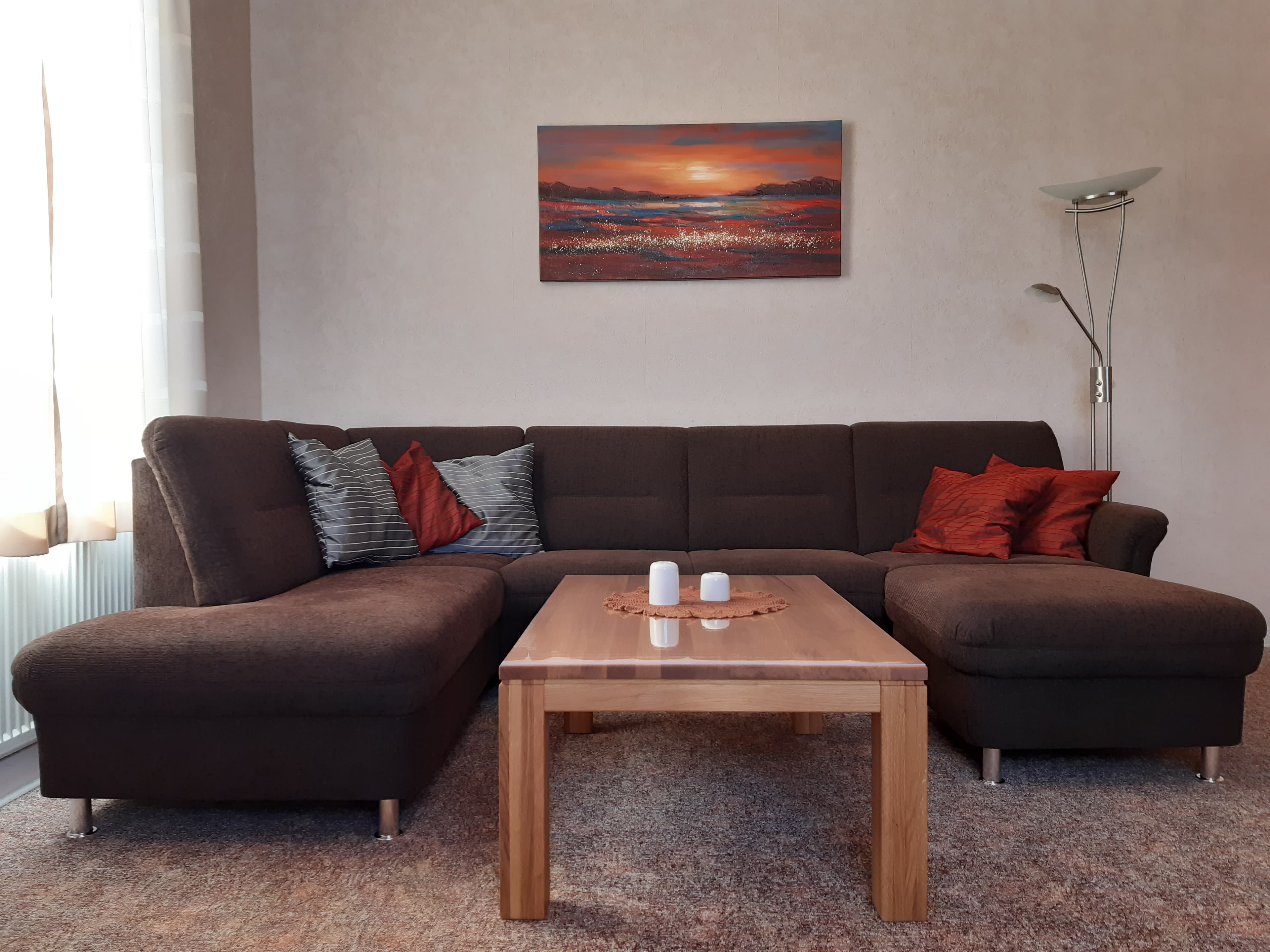 Wohnzimmer in der Ferienwohnung Winsemann in Dorfmark