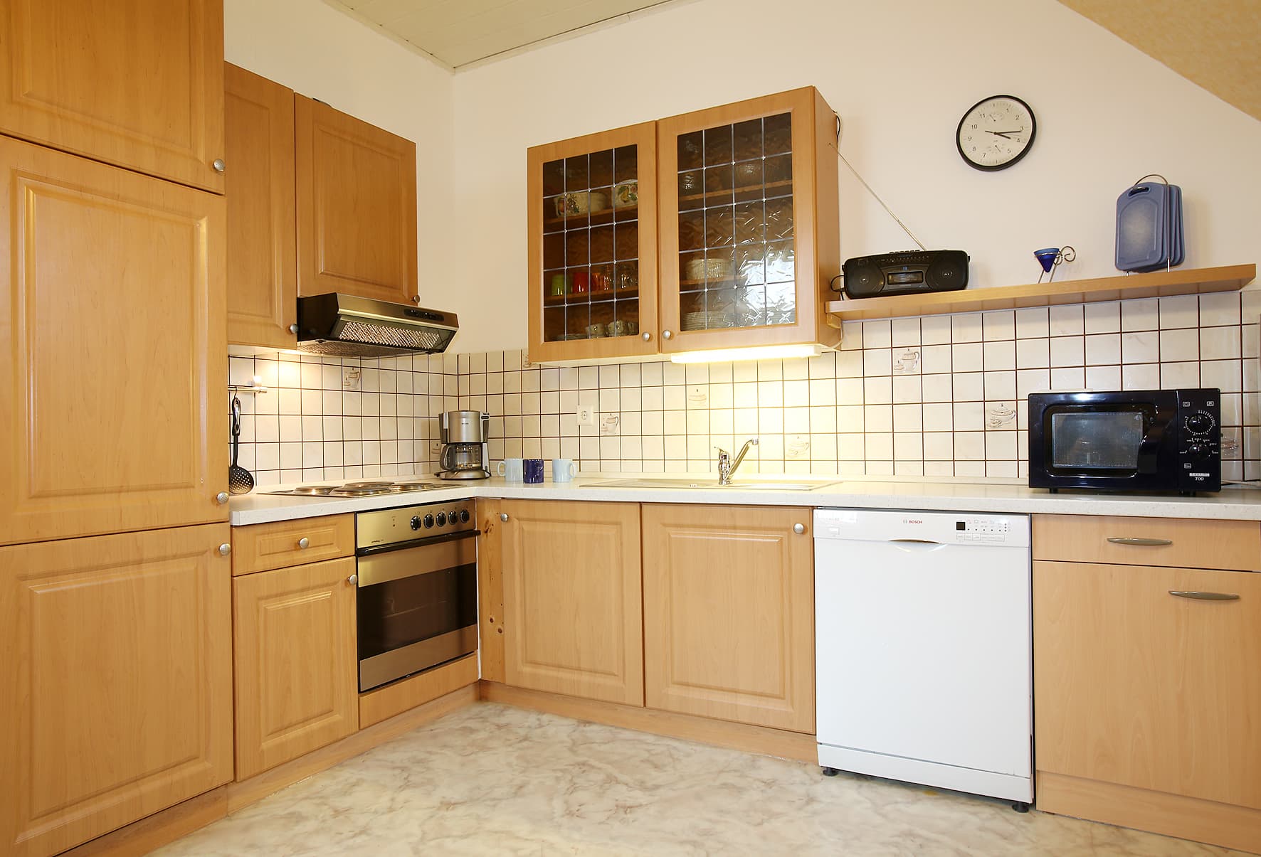 Küche in der Ferienwohnung Winsemann in Dorfmark