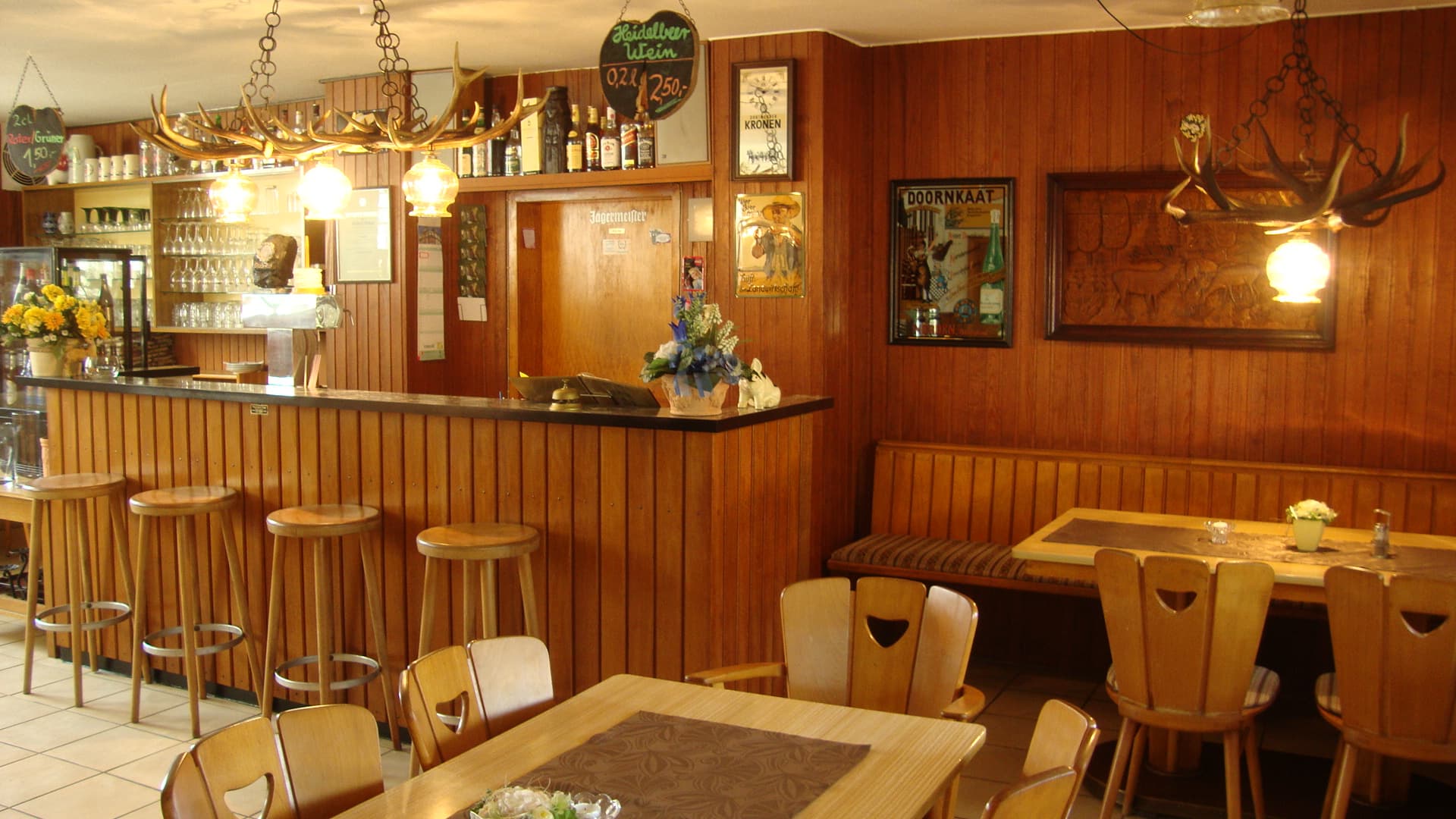 Gastraum in der Gasthaus-Pension "Im Rehwinkel" in Soltau