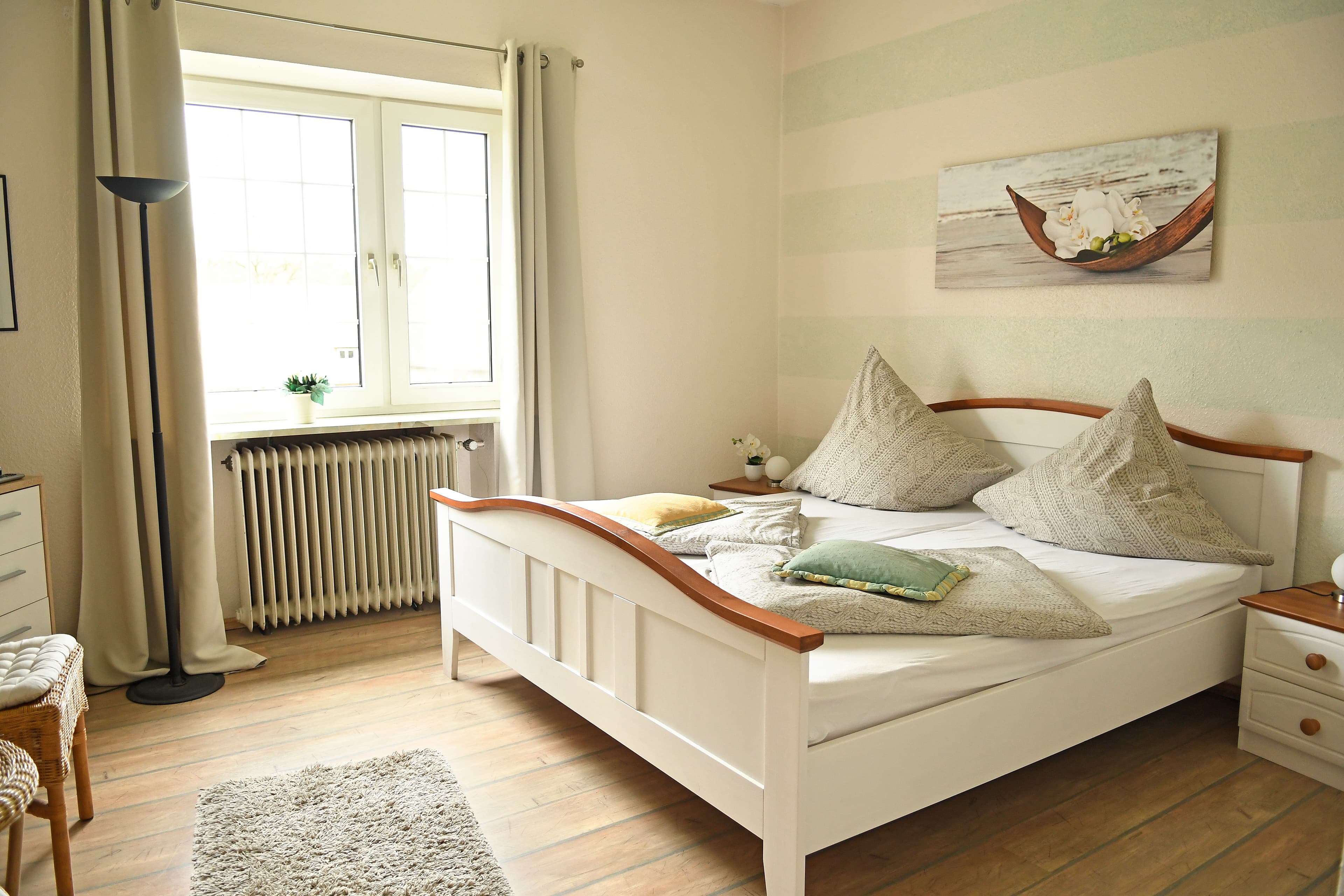 Schlafzimmer in der Ferienwohnung Garbers-Hof in Undeloh