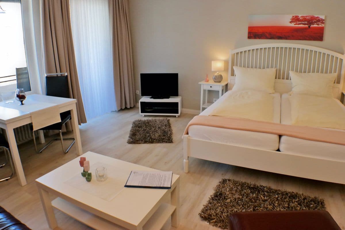 1-Zimmer-Appartement der Ferienwohnungen Haus Heidelerche