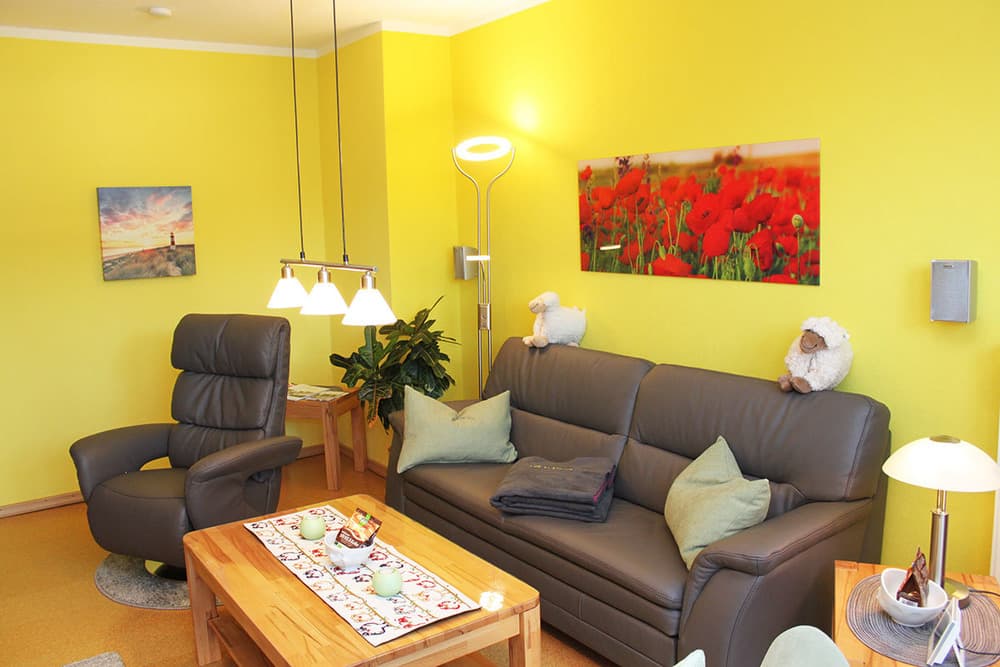 Wohnzimmer in der Ferienwohnung Heuer in Ebstorf