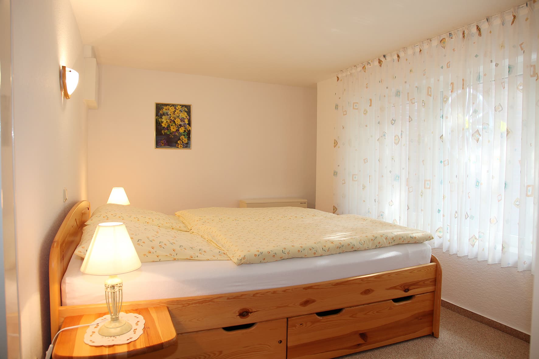 Schlafzimmer in dem Ferienhaus Narjes in Dorfmark