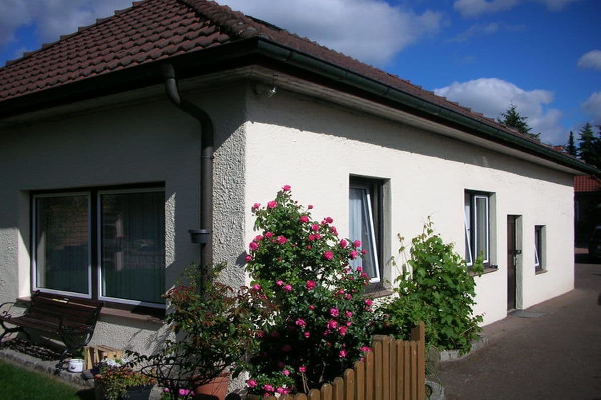 Hausansicht der Ferienwohnungen Haus Menke in Hanstedt