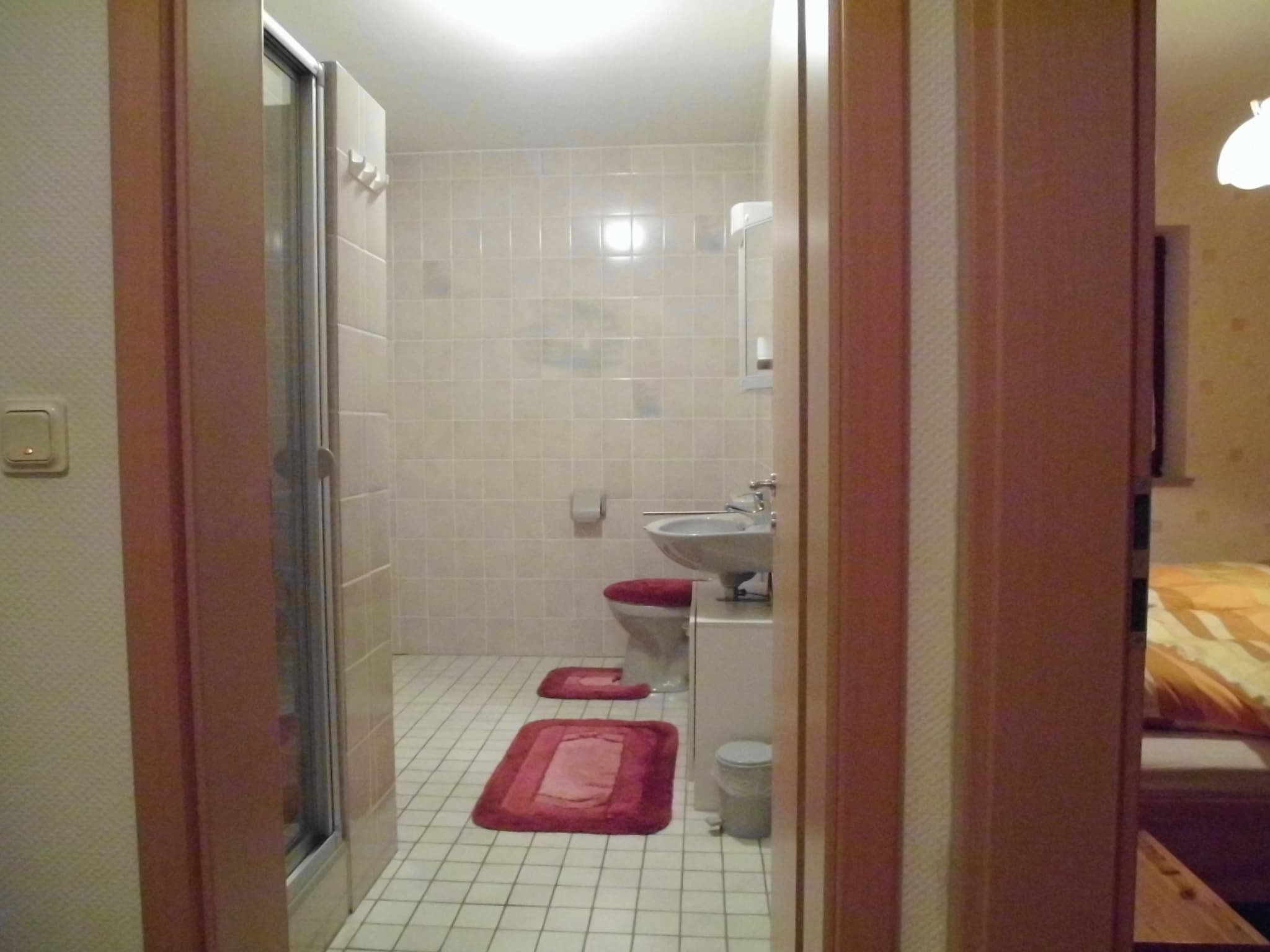 Badezimmer in den Ferienwohnungen Bad Bodenteich